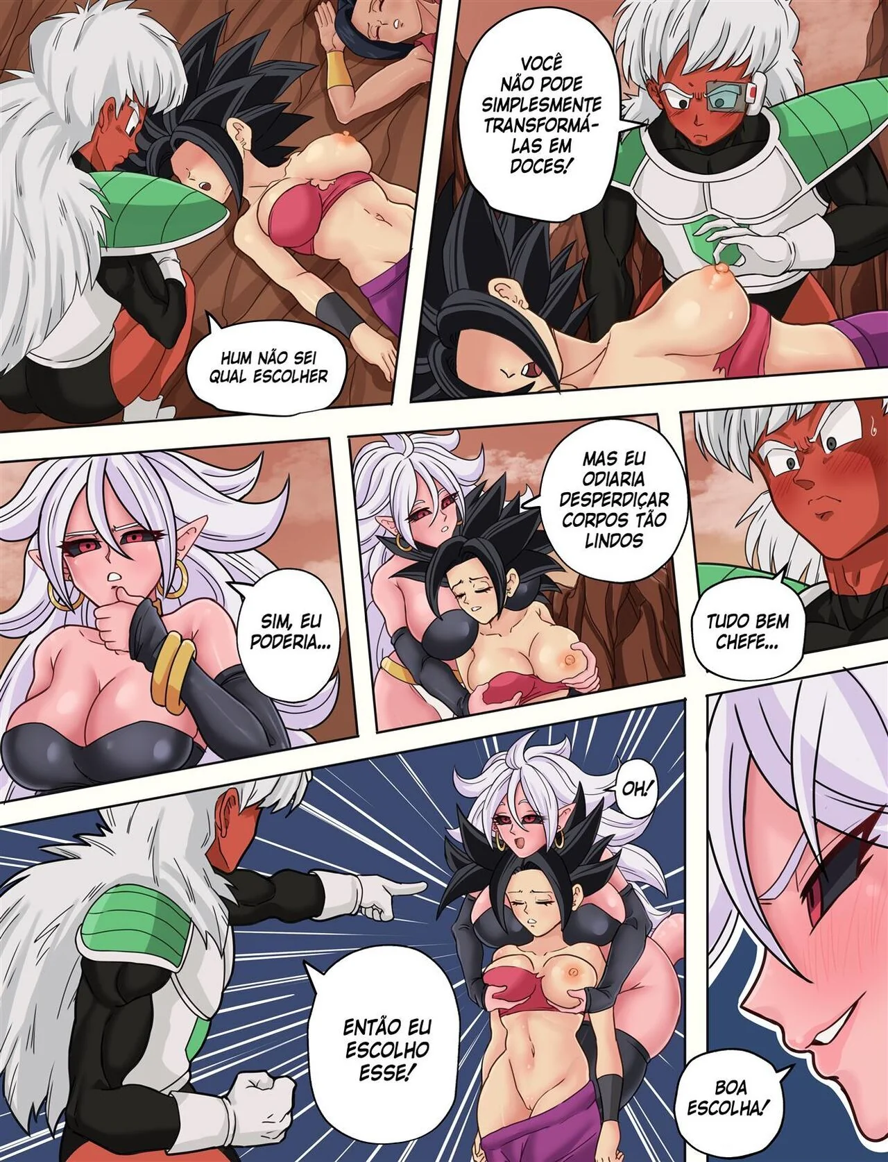 Android 21: Troca de Corpos e Putaria em Dragon Ball HQ – Em Hentai
