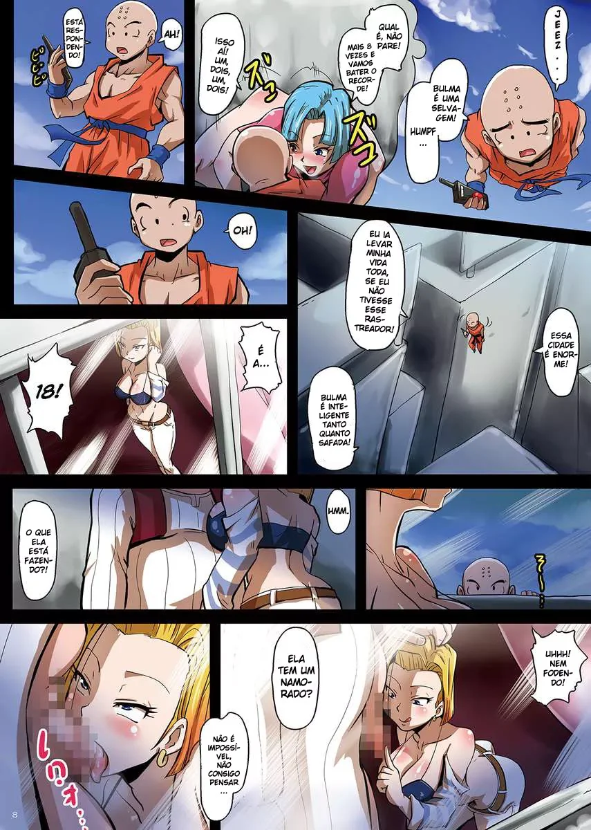 Dragon Ball Z: Androide 18, Escrava Sexual de Kuririn – A Piranha do Pau Duro em Hentai HQ Brasileiro