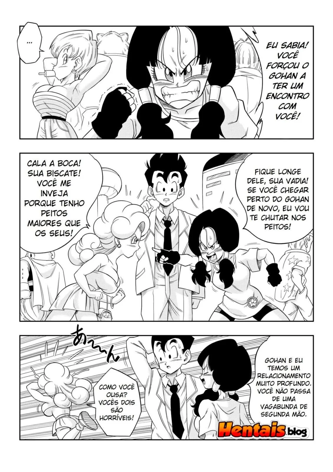 Herói Sortudo Comendo a Gostosa da Angela em Hentai HQ Brasileiro