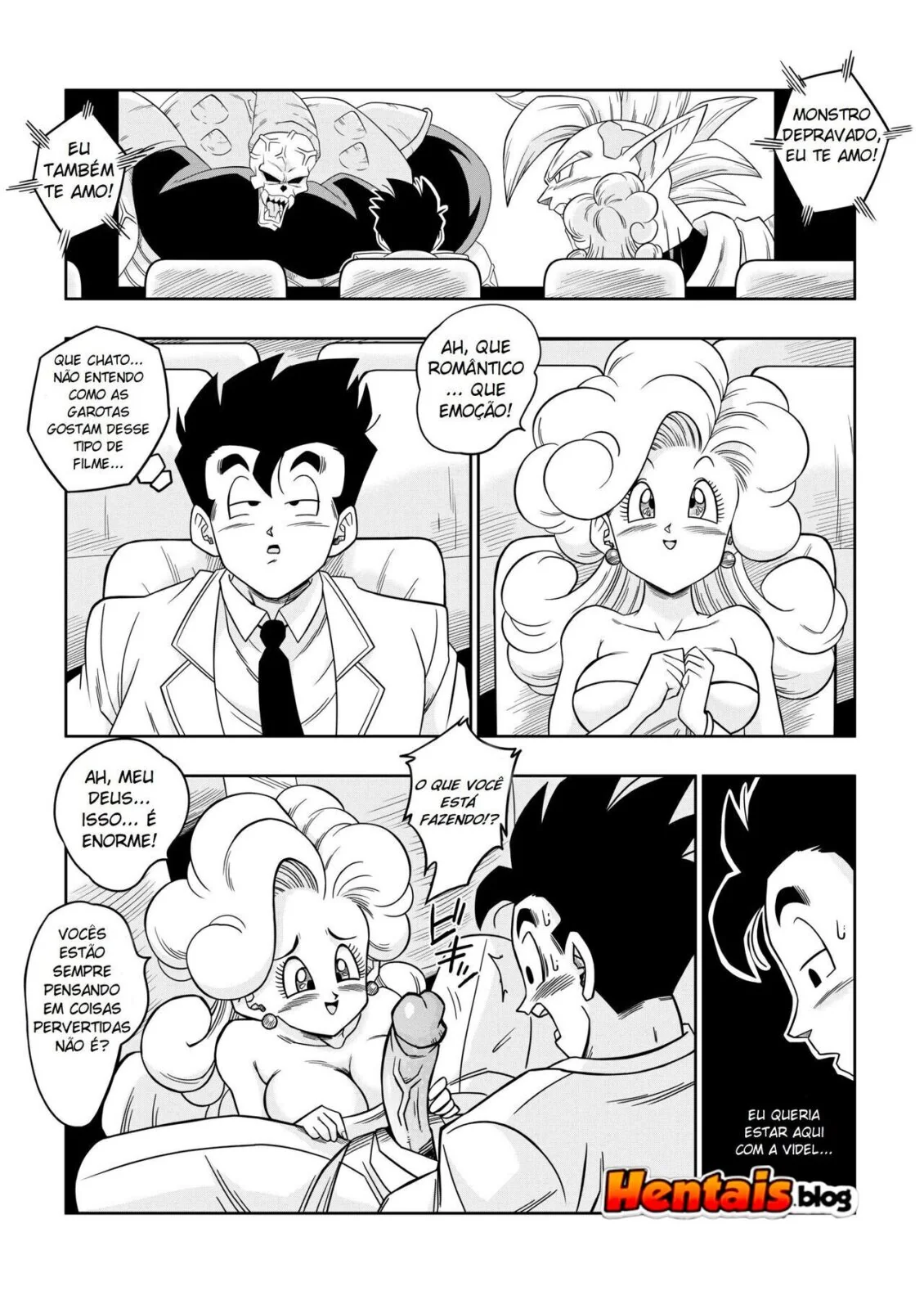 Herói Sortudo Comendo a Gostosa da Angela em Hentai HQ Brasileiro