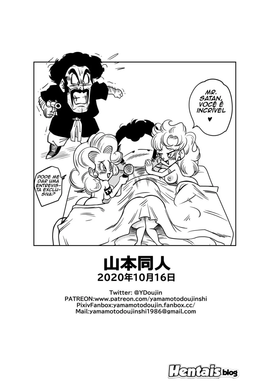 Dragon Ball Z Hentai: Treinamento Secreto do Senhor Satã – Fodendo a Piiza em Hentai HQ Brasileiro