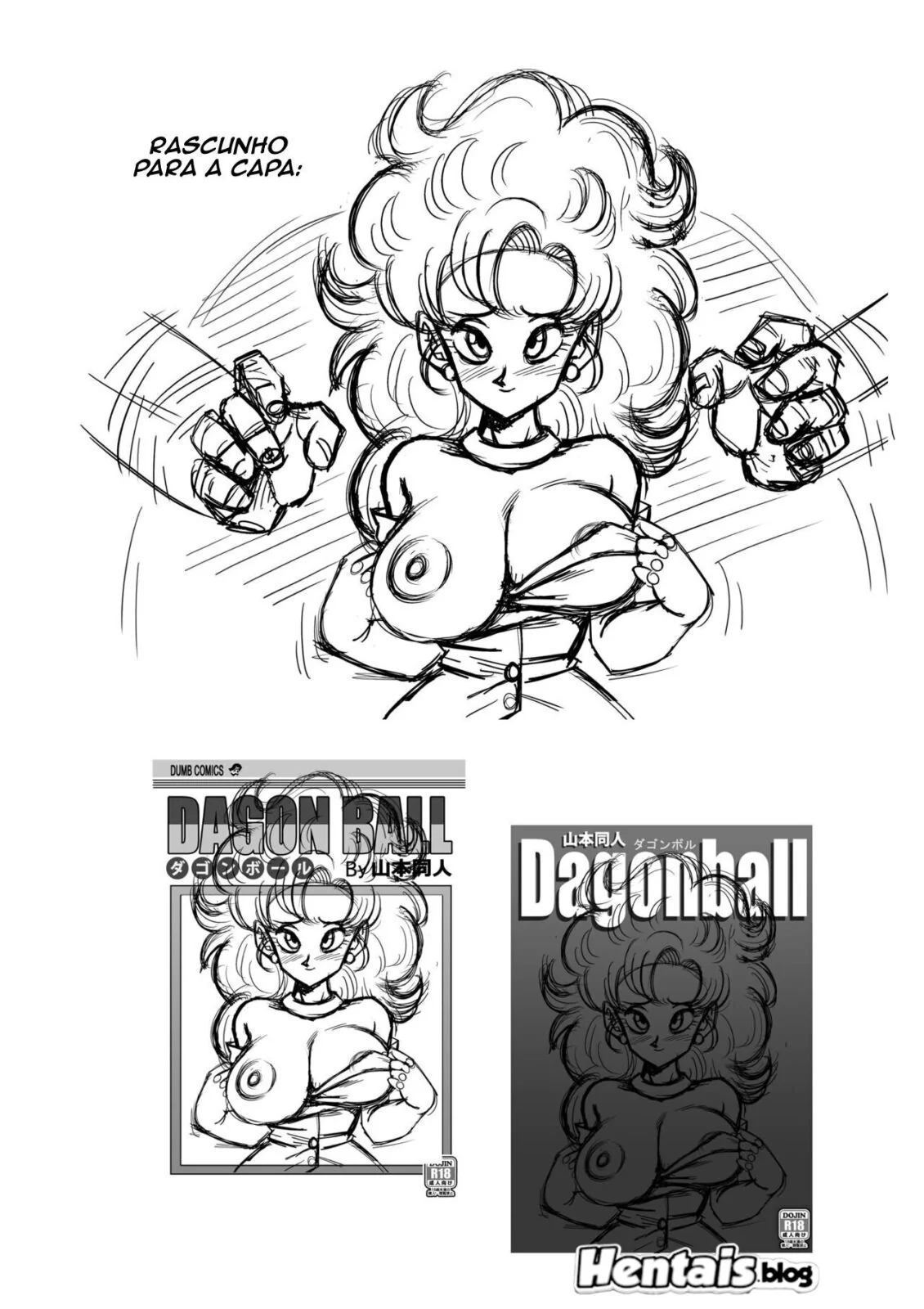 Dragon Ball Z Hentai: Treinamento Secreto do Senhor Satã – Fodendo a Piiza em Hentai HQ Brasileiro