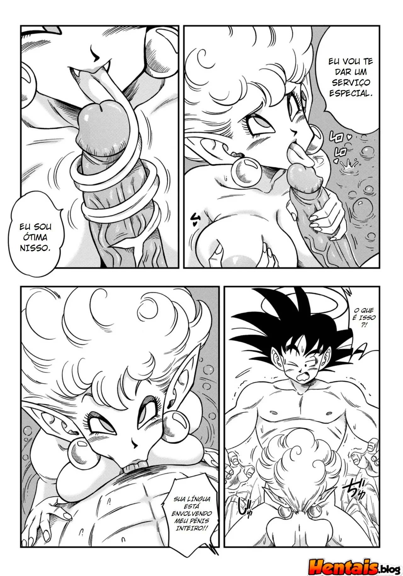 A Pica da Princesa Serpente na Buceta da Princesa Son Goku em Dragon Ball Porno – Em Hentai HQ Brasileiro
