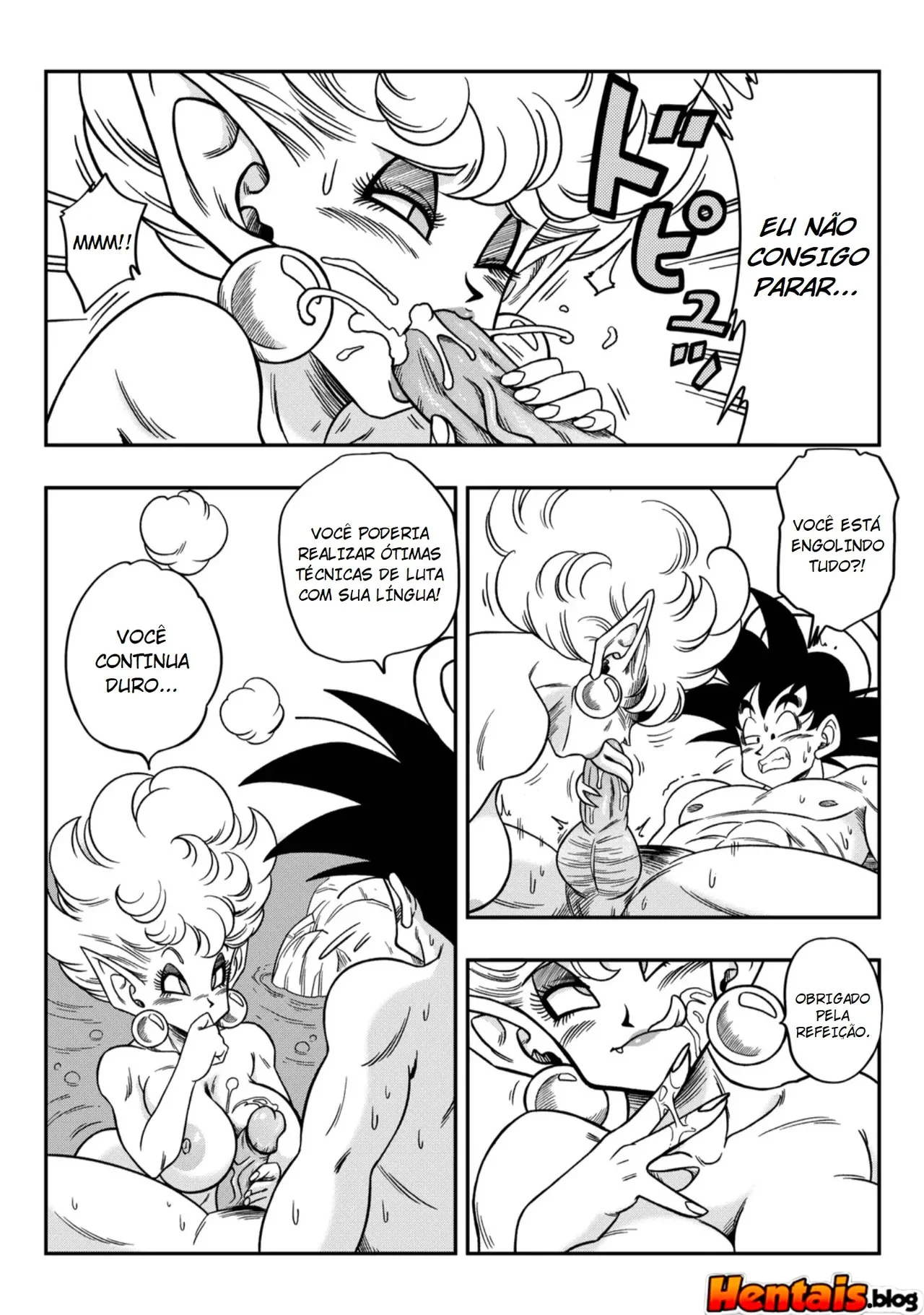 A Pica da Princesa Serpente na Buceta da Princesa Son Goku em Dragon Ball Porno – Em Hentai HQ Brasileiro