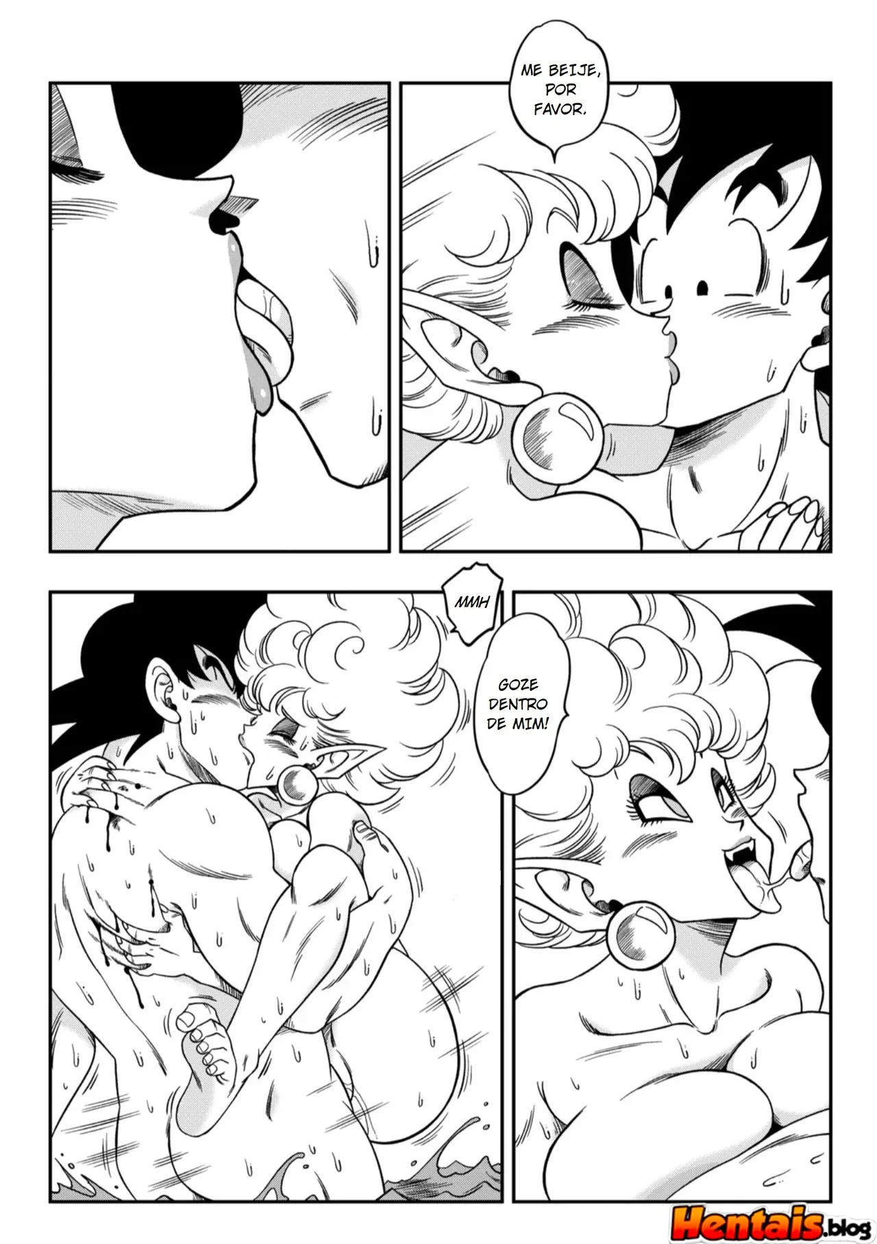 A Pica da Princesa Serpente na Buceta da Princesa Son Goku em Dragon Ball Porno – Em Hentai HQ Brasileiro
