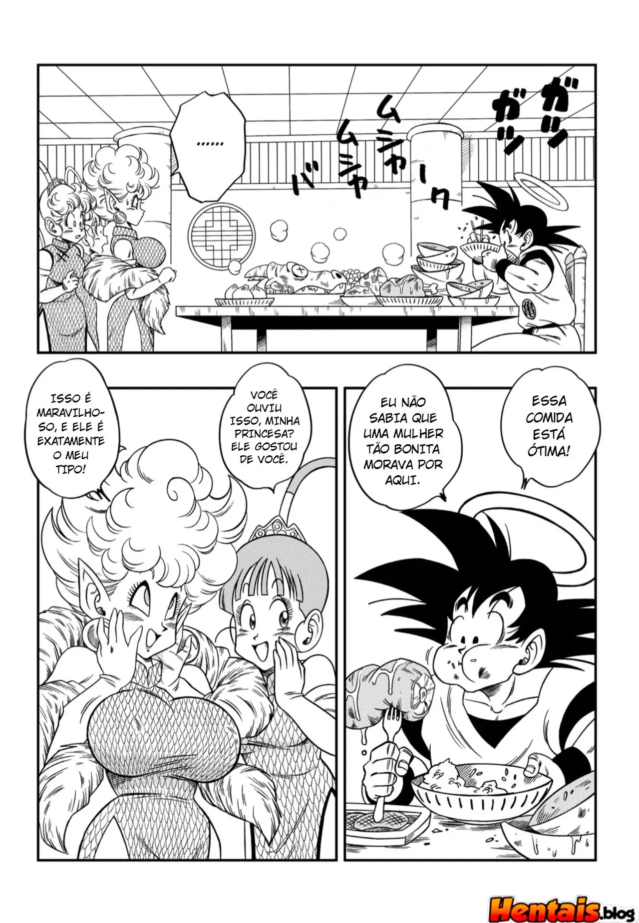 A Pica da Princesa Serpente na Buceta da Princesa Son Goku em Dragon Ball Porno – Em Hentai HQ Brasileiro