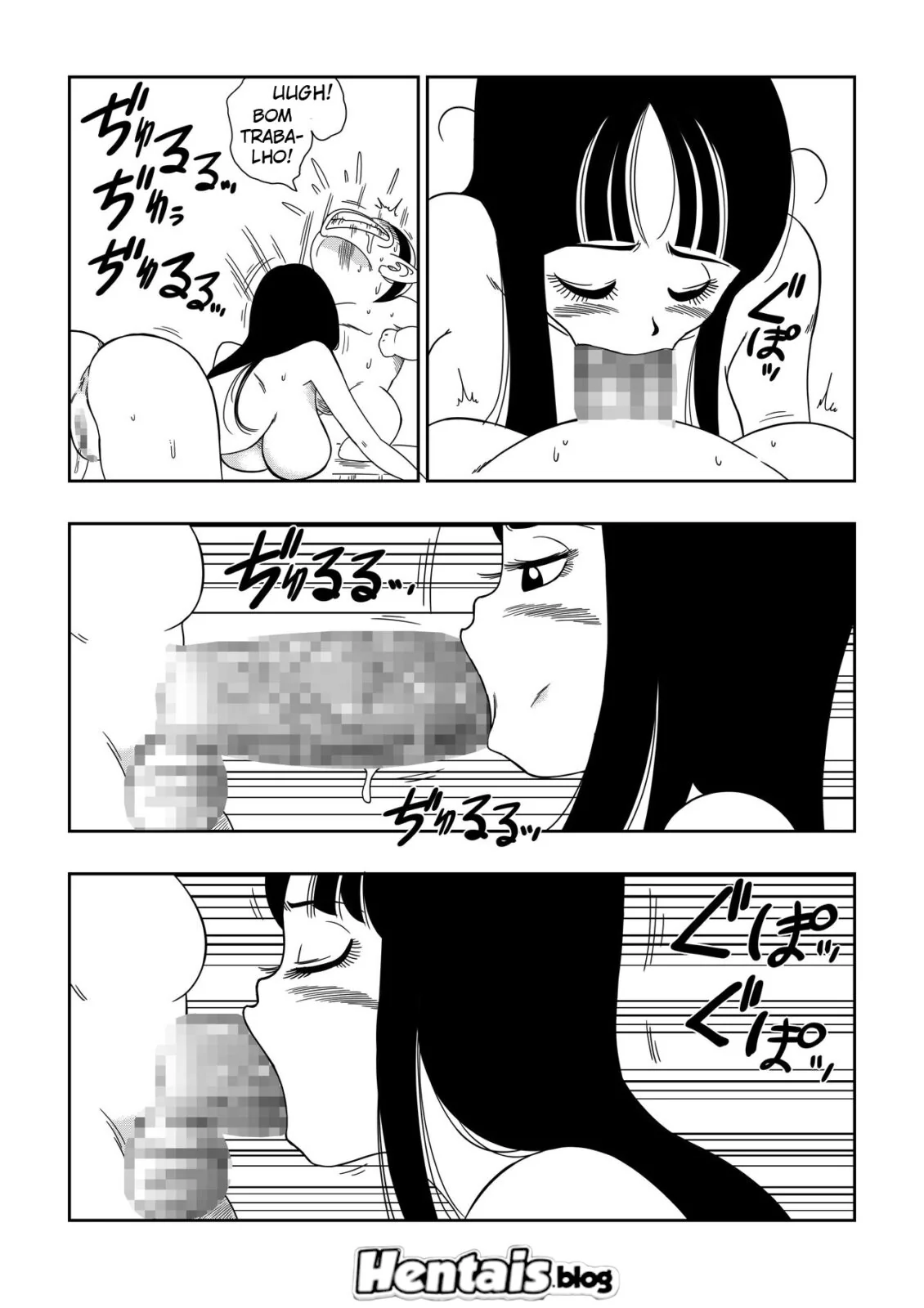 Bulma e seus amigos caem na armadilha do Pilaf: Piroca, buceta, e muita sacanagem no castelo – Em hentai HQ