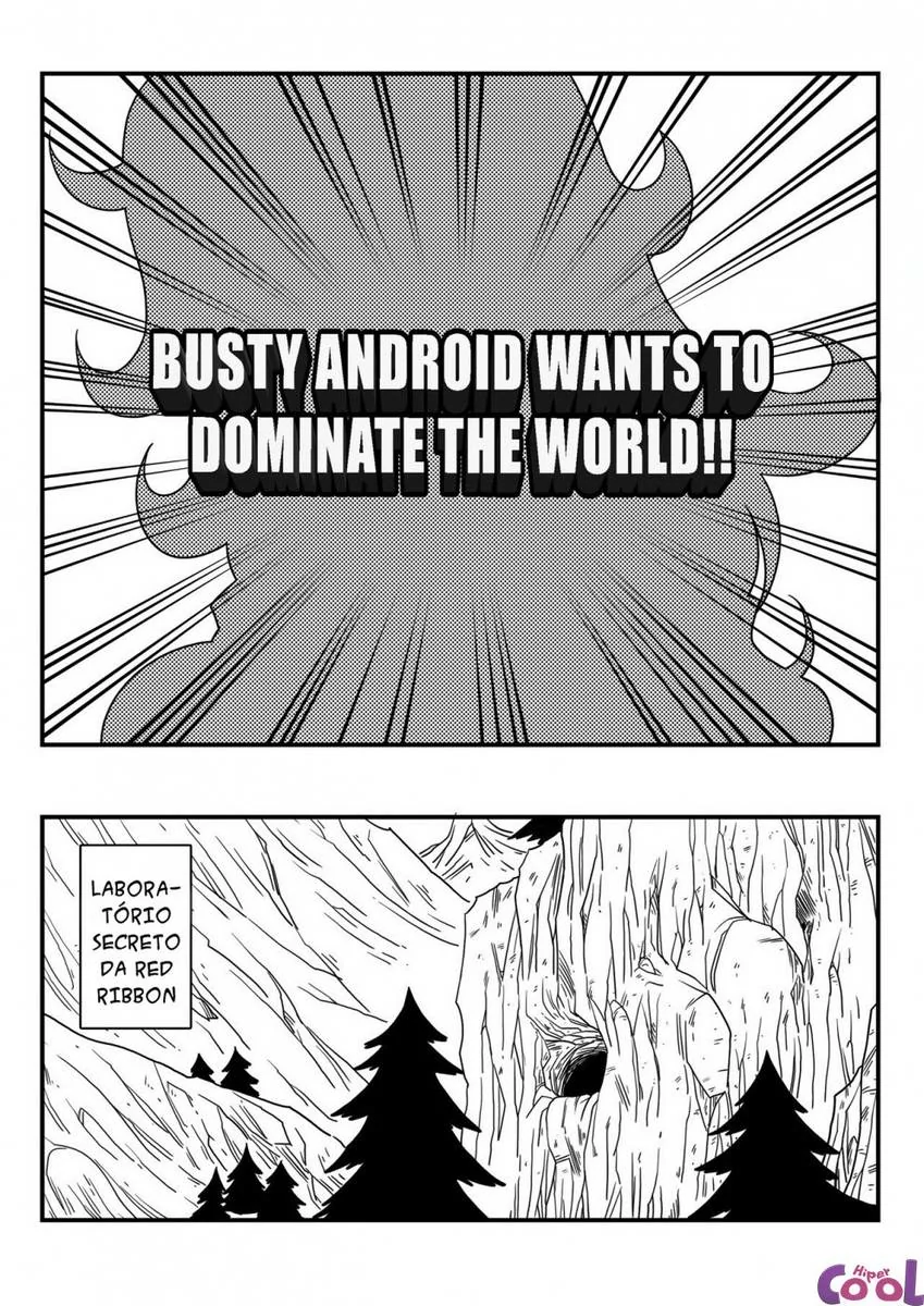 Android Peituda Quer Dominar o Mundo em Dragon Ball Hentai HQ