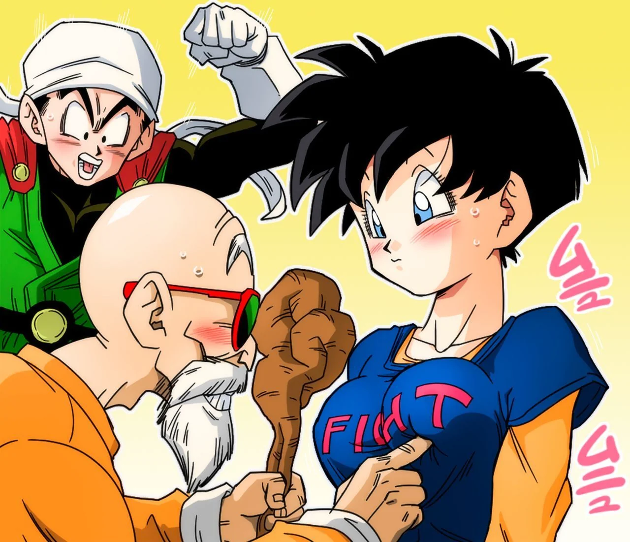 Videl levando piroca do Spopovich em Dragon Ball Z Hentai HQ Brasileiro