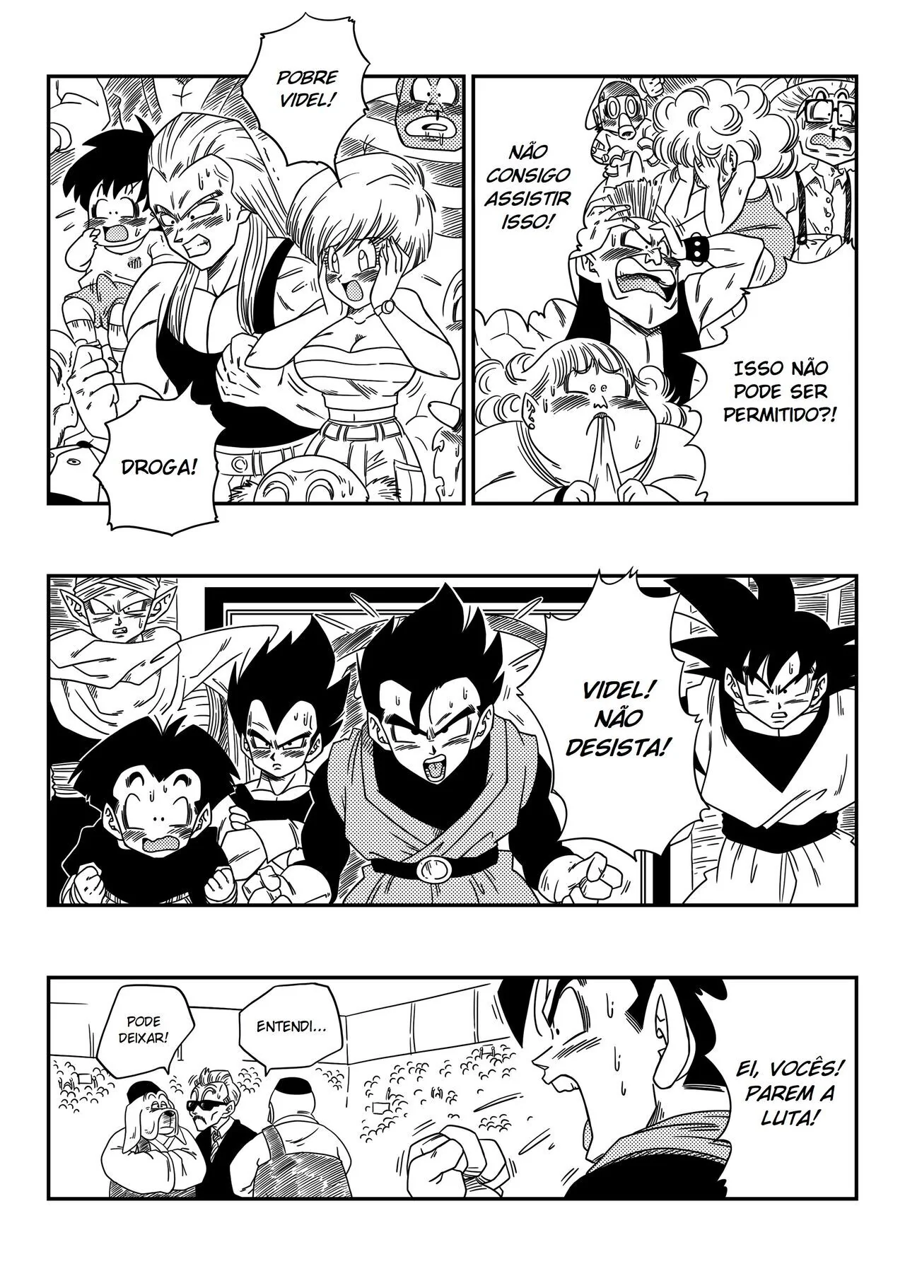 Videl levando piroca do Spopovich em Dragon Ball Z Hentai HQ Brasileiro