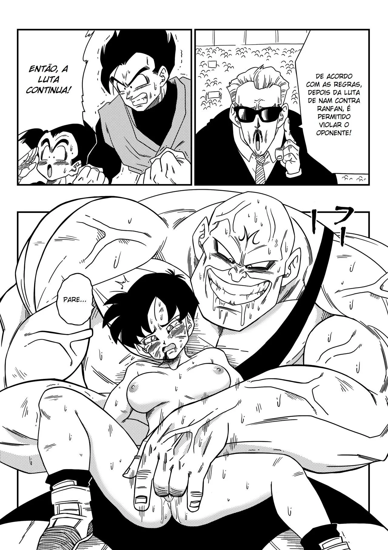 Videl levando piroca do Spopovich em Dragon Ball Z Hentai HQ Brasileiro