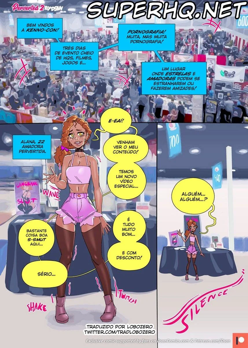 Alana: A Ninfeta do Hentai Se Envolve em Uma Aventura Excitante na Convenção – Episódio 2 em HQ de Sexo Brasileiro