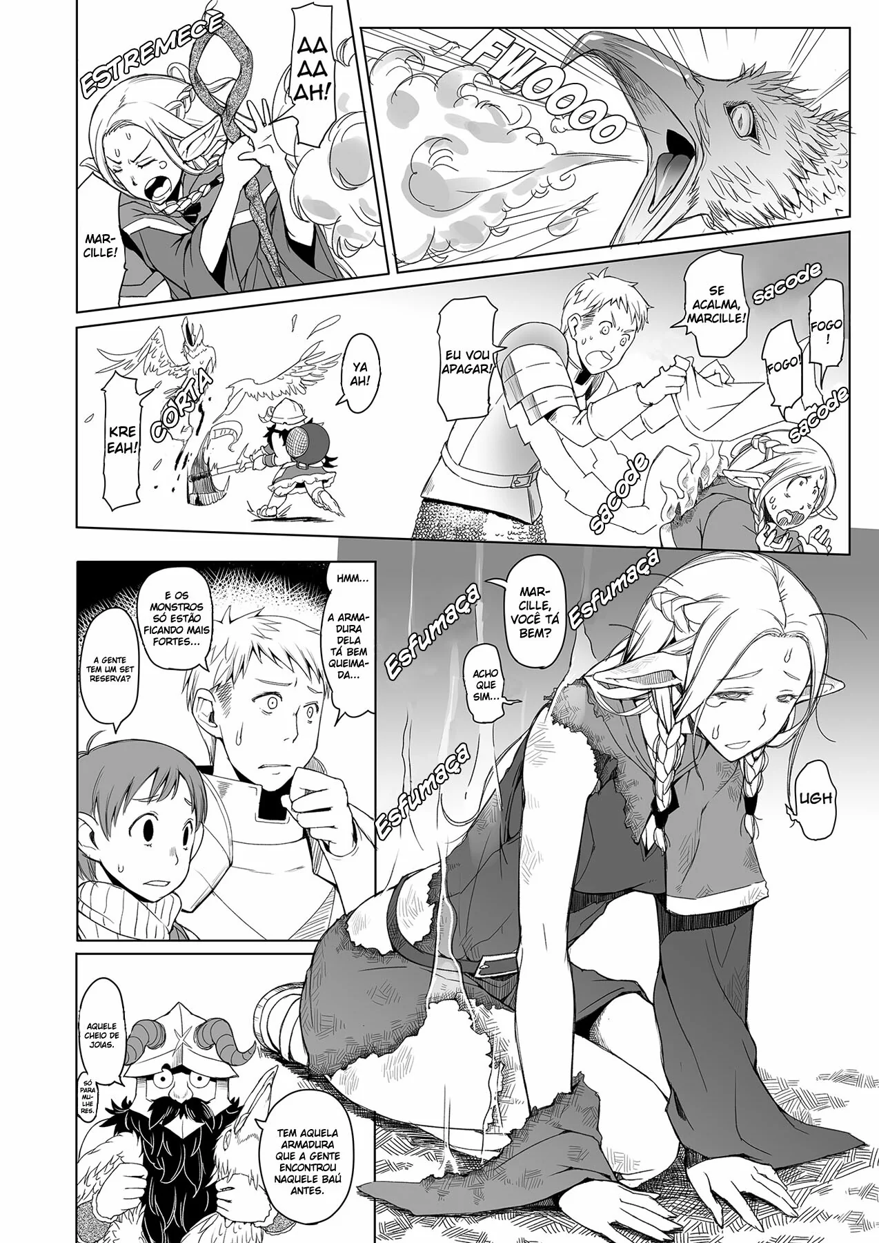 Marcille Malvada: Transando para se livrar da Maldição – Hentai HQ