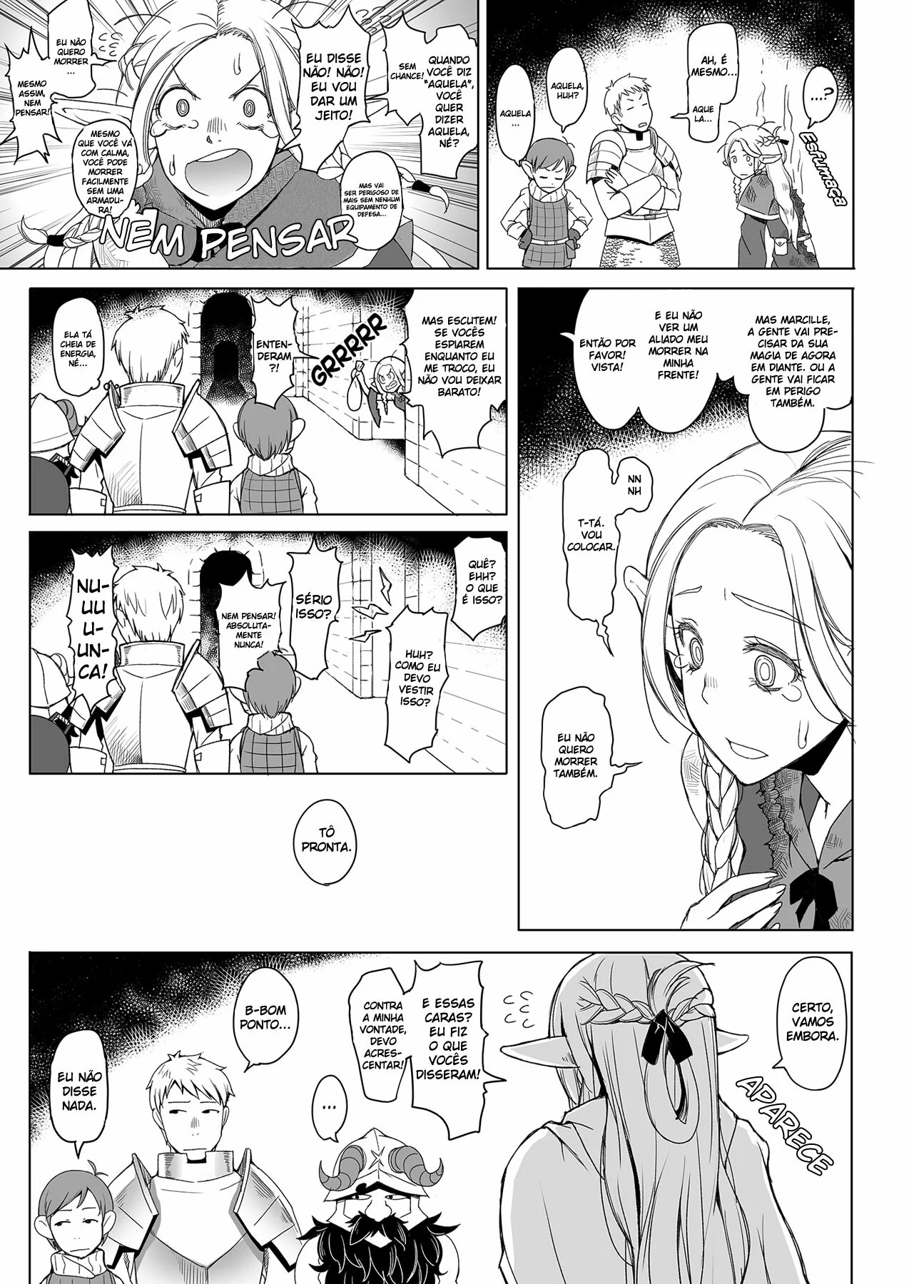 Marcille Malvada: Transando para se livrar da Maldição – Hentai HQ