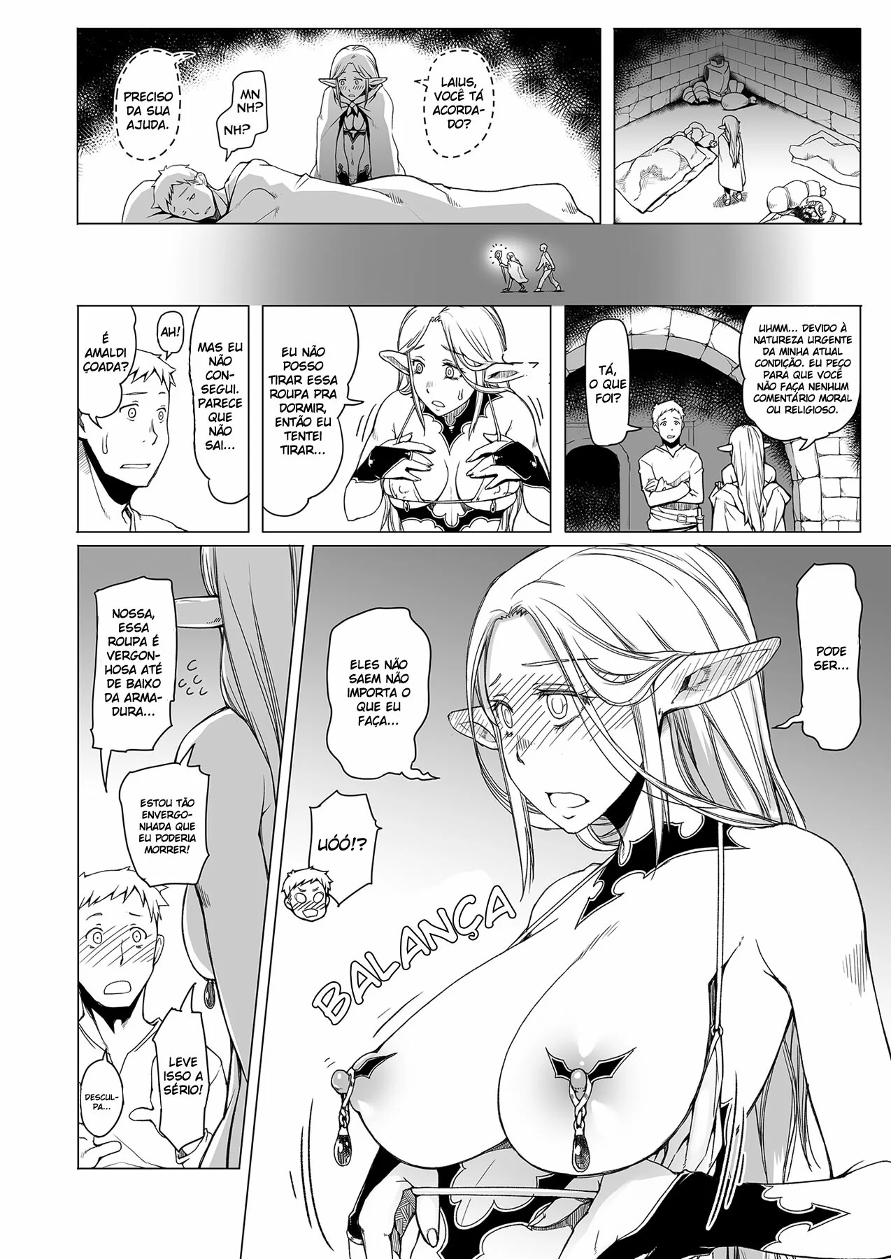 Marcille Malvada: Transando para se livrar da Maldição – Hentai HQ