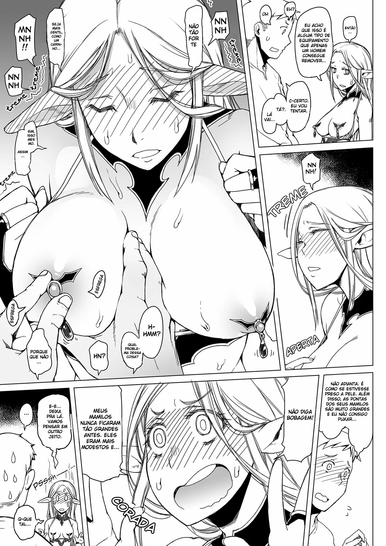 Marcille Malvada: Transando para se livrar da Maldição – Hentai HQ
