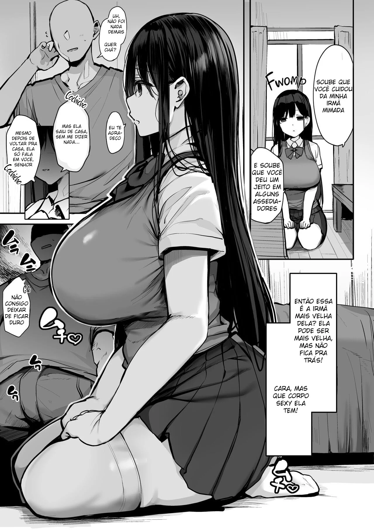 Piranhas Safadas na Busca da Piroca Perfeita em Hentai HQ Brasileiro