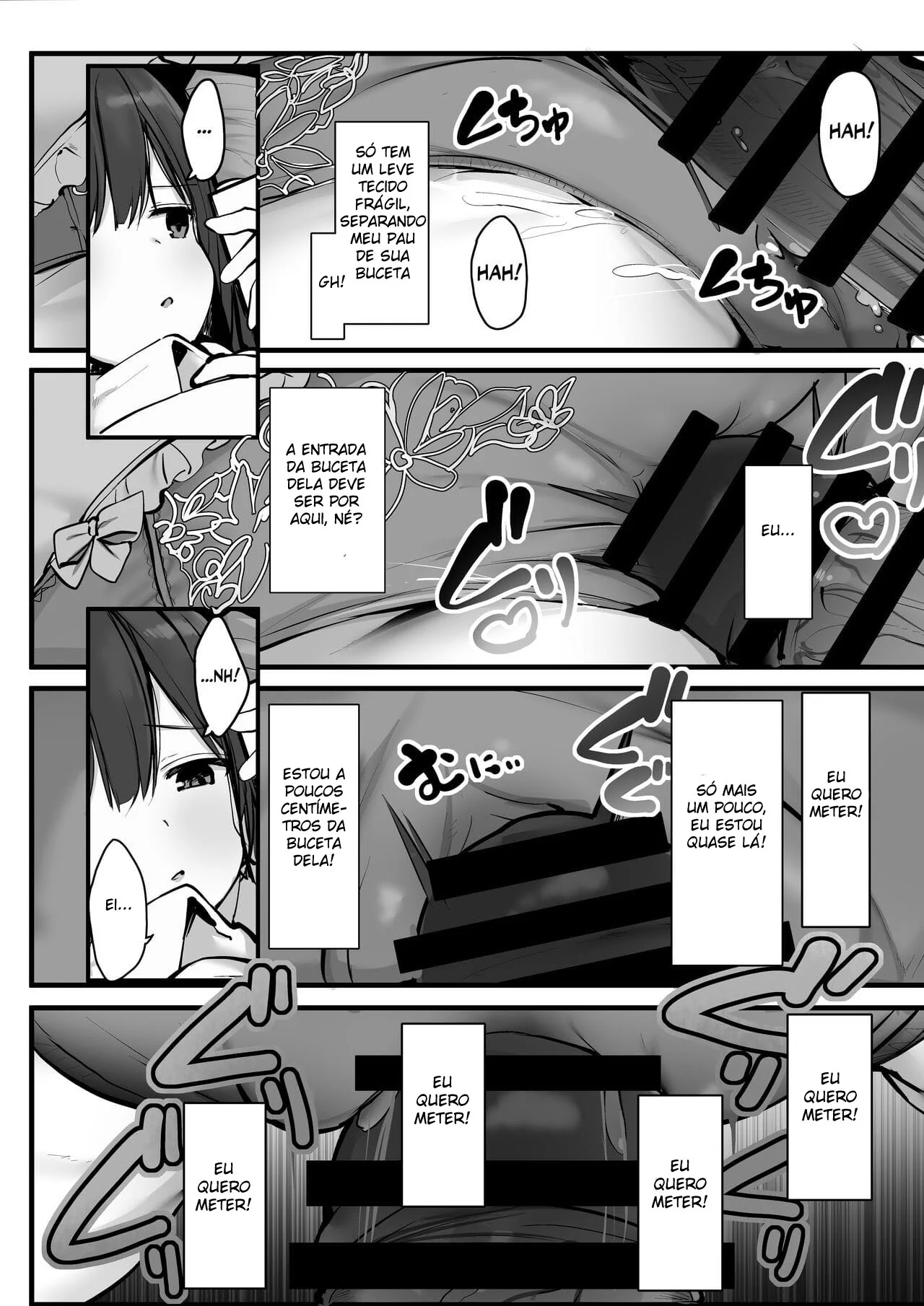 Piranhas Safadas na Busca da Piroca Perfeita em Hentai HQ Brasileiro