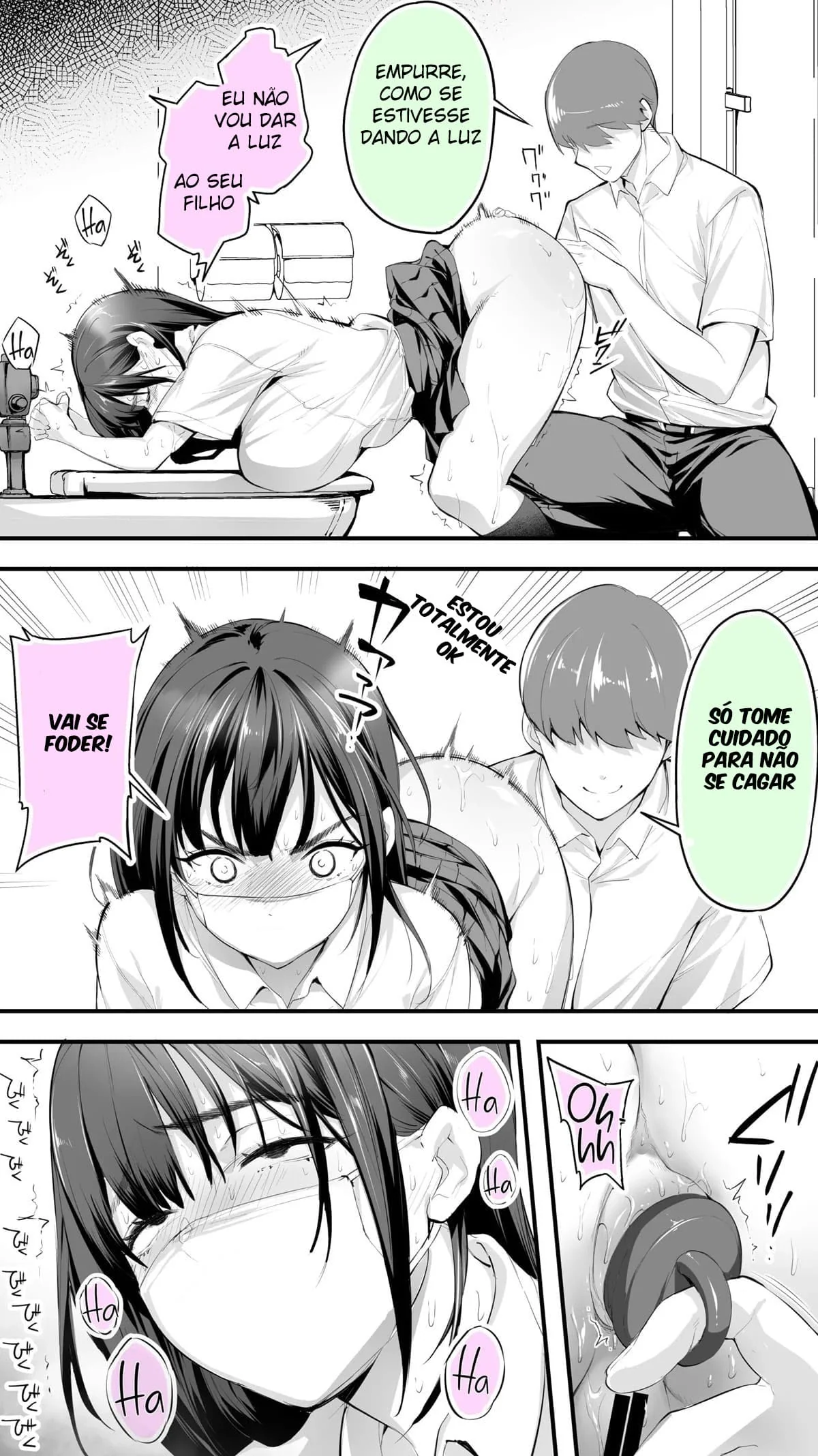 Sessões Sexuais Intensas: Hoshikawa-san e a Submissão aos Vibradores na Buceta – Hentai HQ Brasileiro