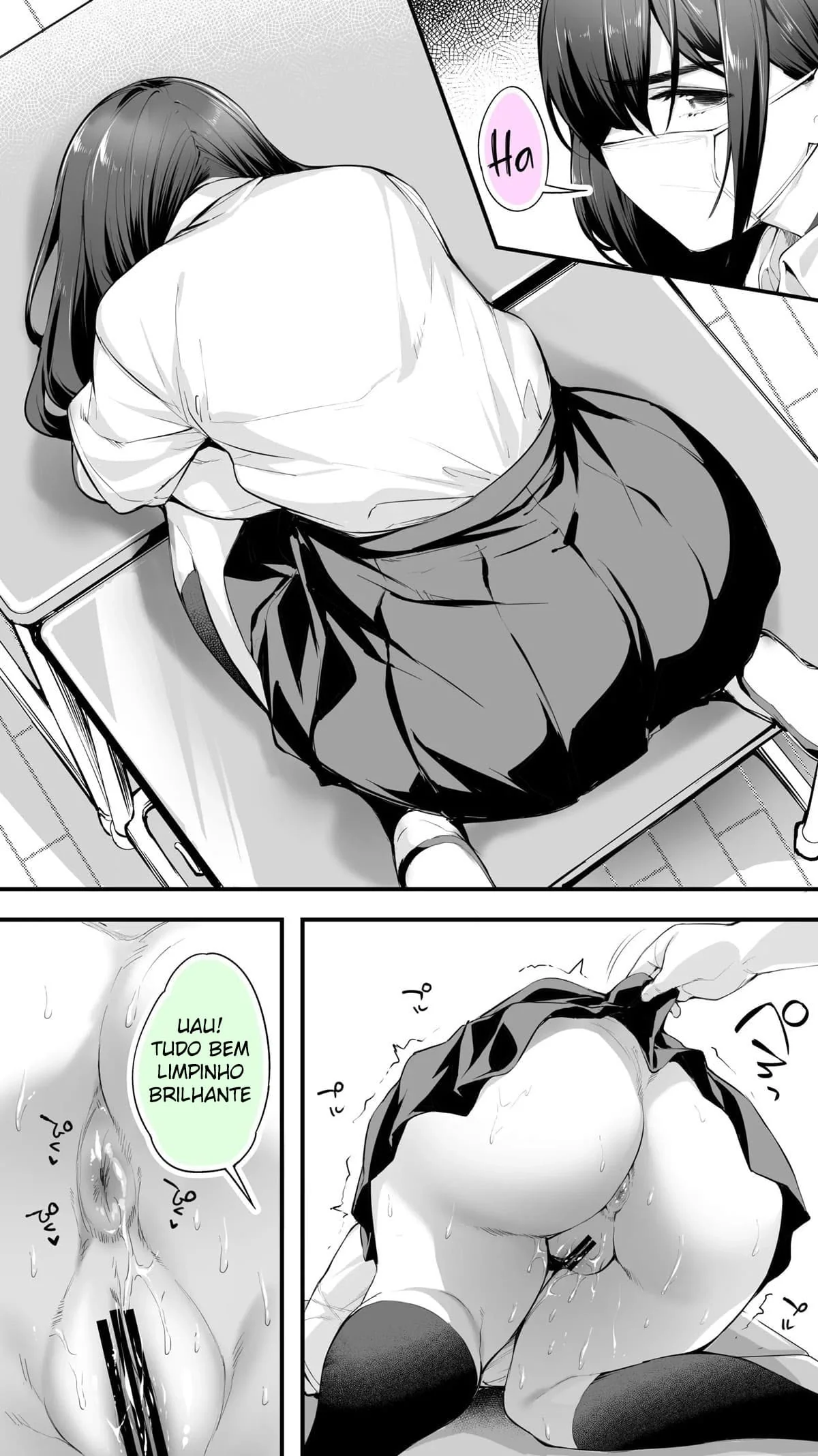 Sessões Sexuais Intensas: Hoshikawa-san e a Submissão aos Vibradores na Buceta – Hentai HQ Brasileiro