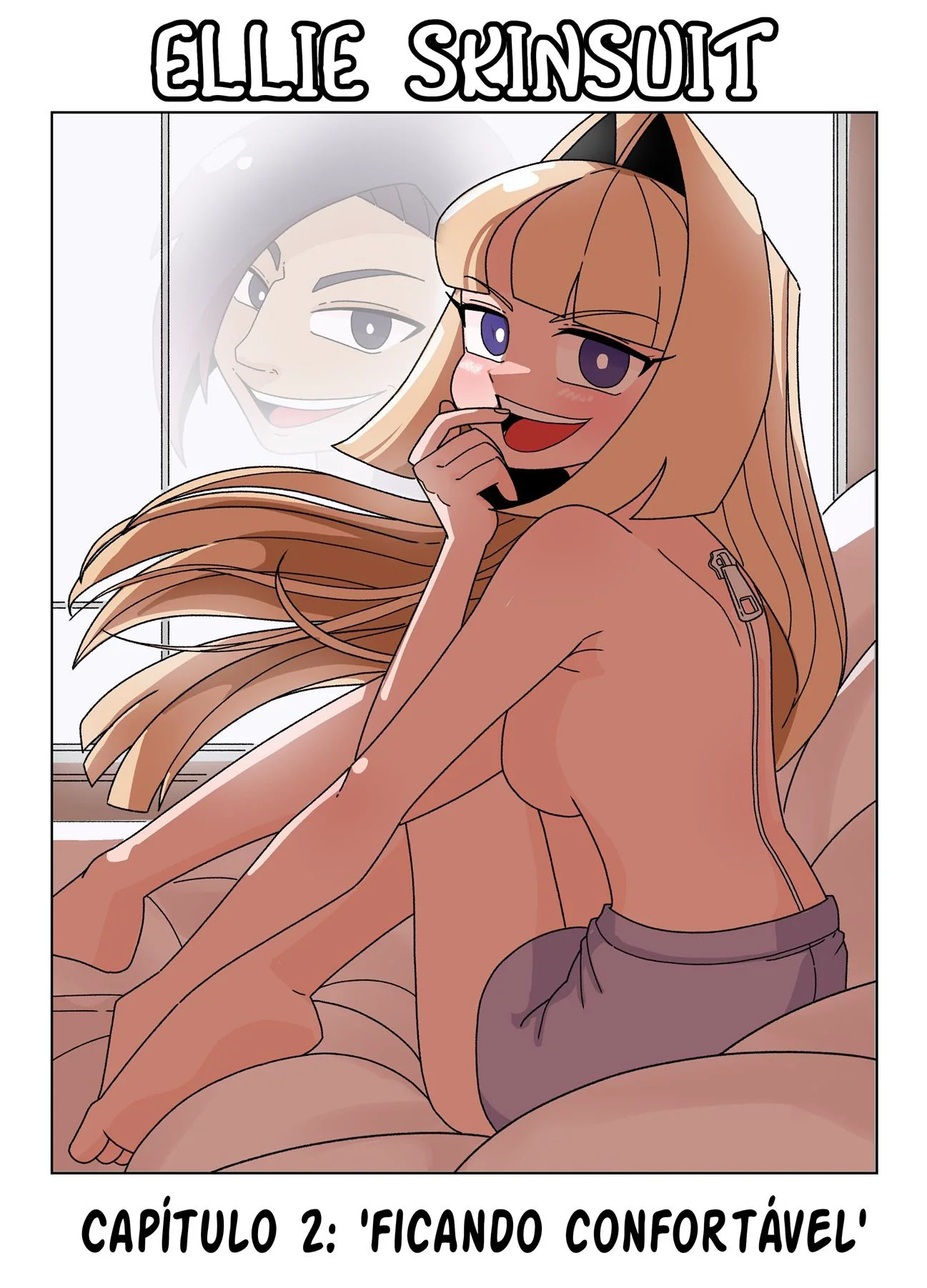 Buceta molhada e pica dura em Ellie Skinsuit Vl.2 – Hentai HQ Brasileiro