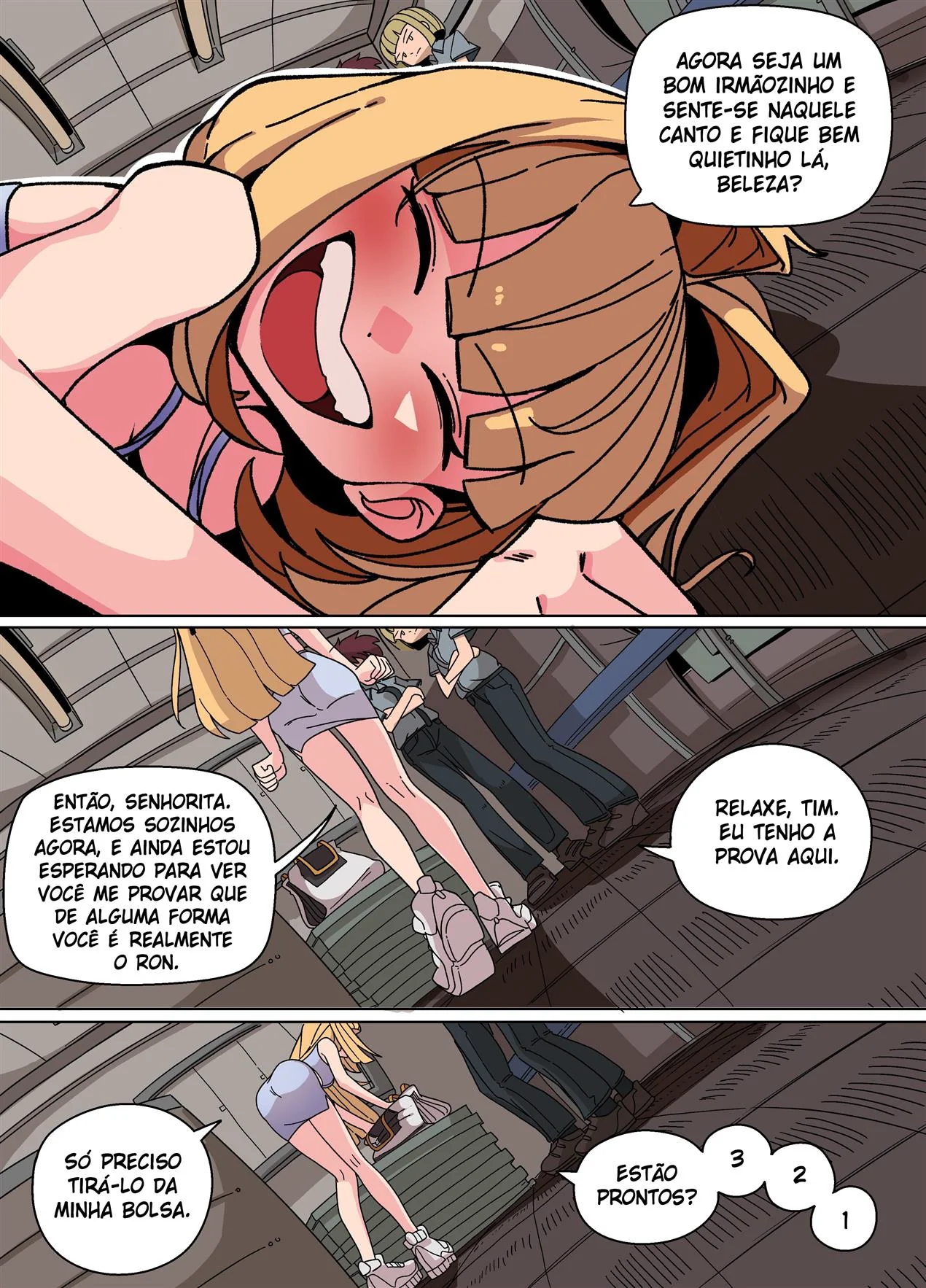 Bullying e Tesão na Escola – Ellie Skinsuit Vl.3 em HQ Brasileiro