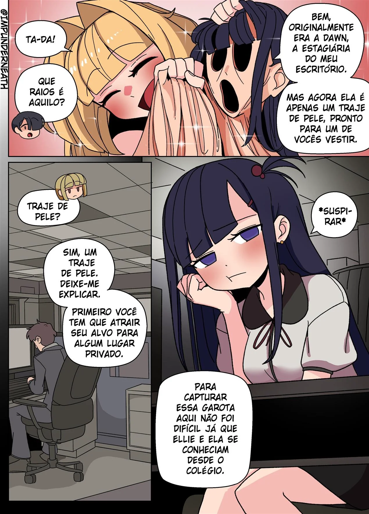 Bullying e Tesão na Escola – Ellie Skinsuit Vl.3 em HQ Brasileiro