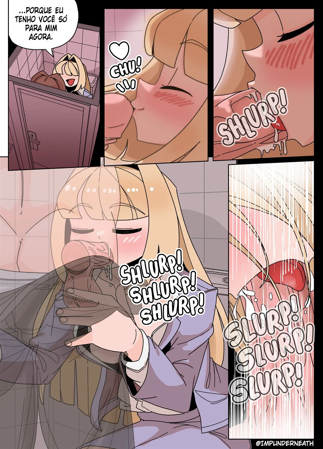 Buceta molhada e pica dura em Ellie Skinsuit Vl.2 – Hentai HQ Brasileiro