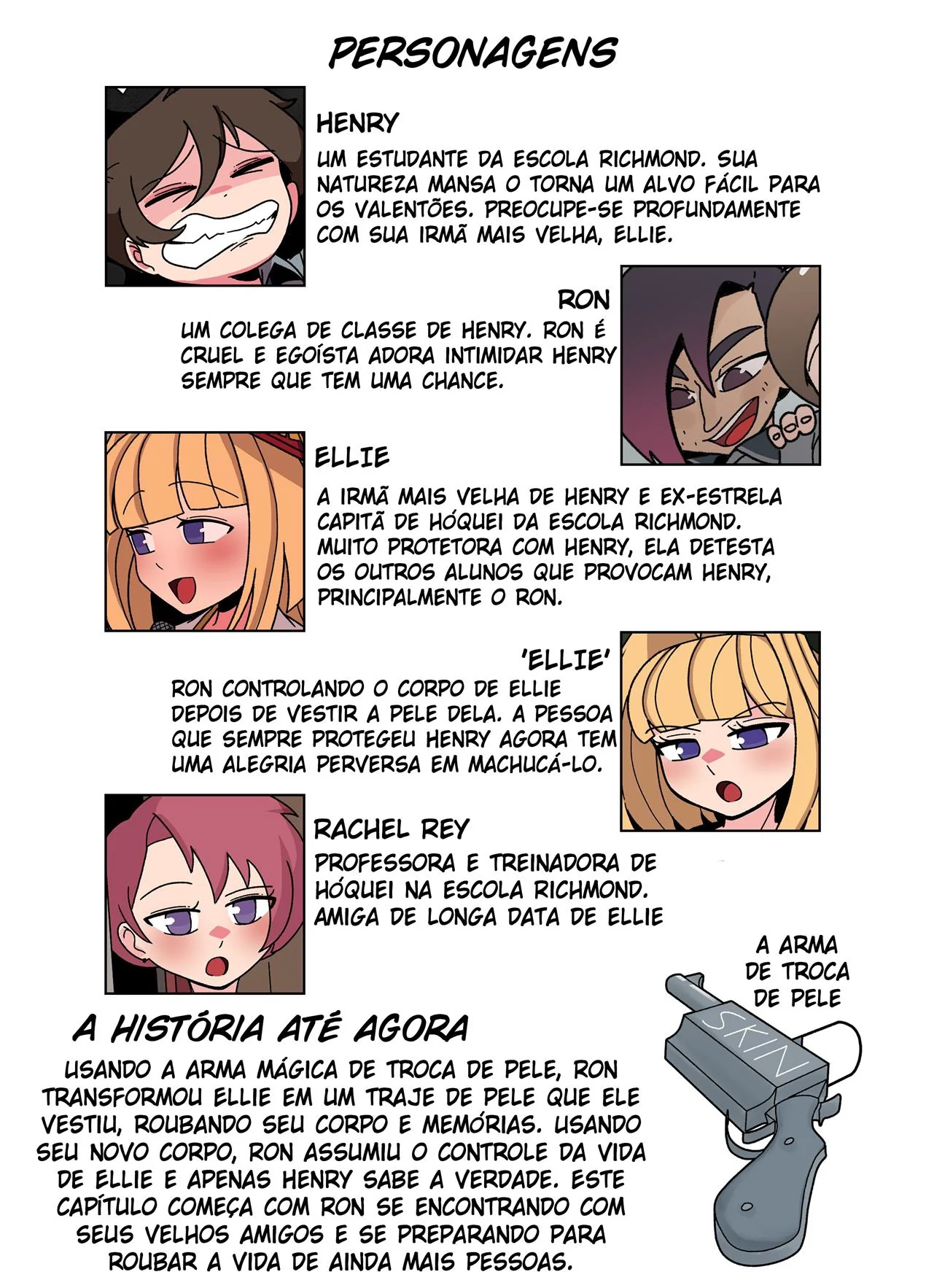 Bullying e Tesão na Escola – Ellie Skinsuit Vl.3 em HQ Brasileiro
