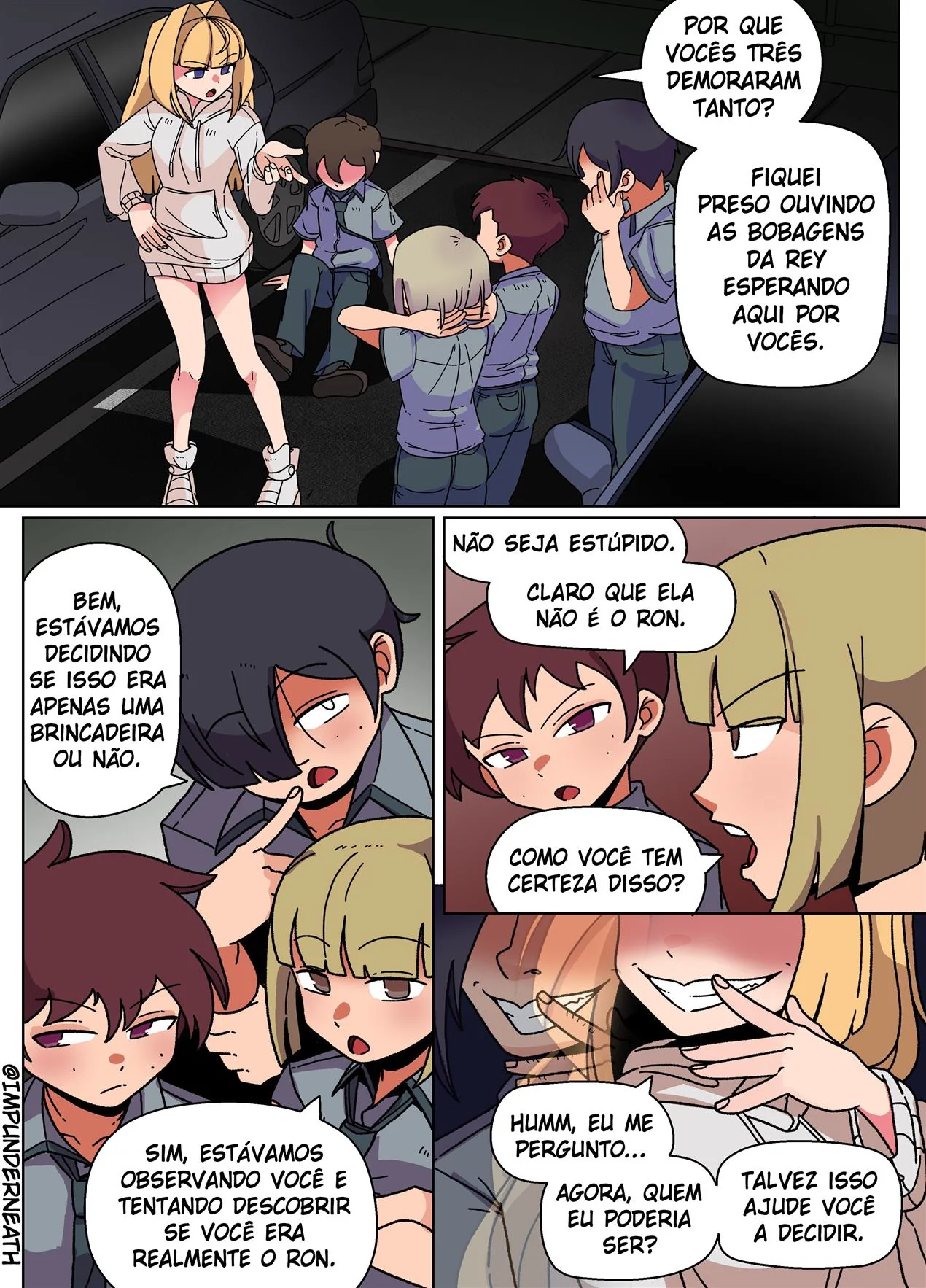 Bullying e Tesão na Escola – Ellie Skinsuit Vl.3 em HQ Brasileiro