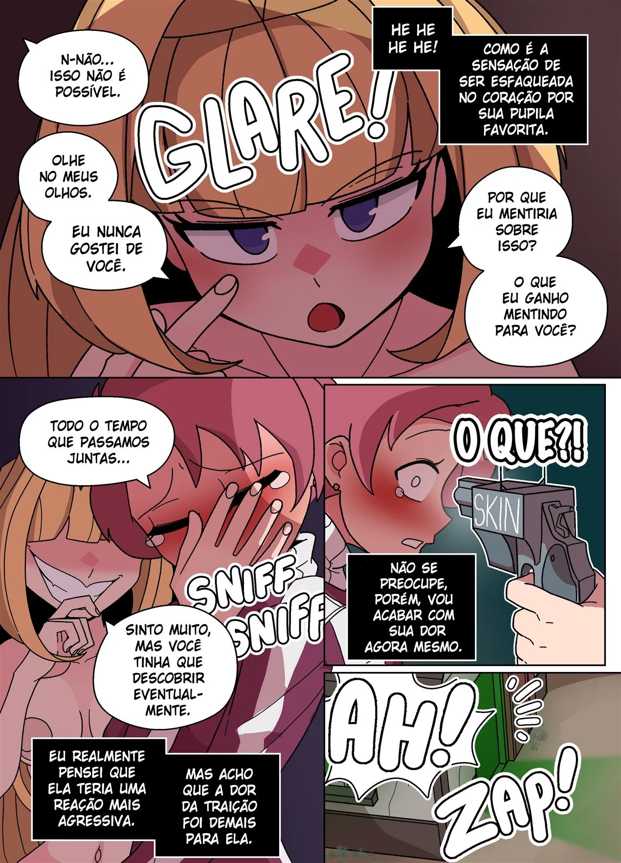 Bullying e Tesão na Escola – Ellie Skinsuit Vl.3 em HQ Brasileiro