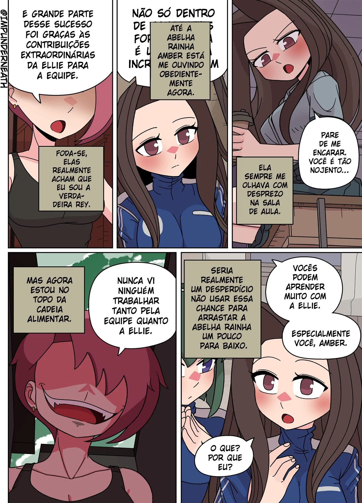 Bullying e Tesão na Escola – Ellie Skinsuit Vl.3 em HQ Brasileiro