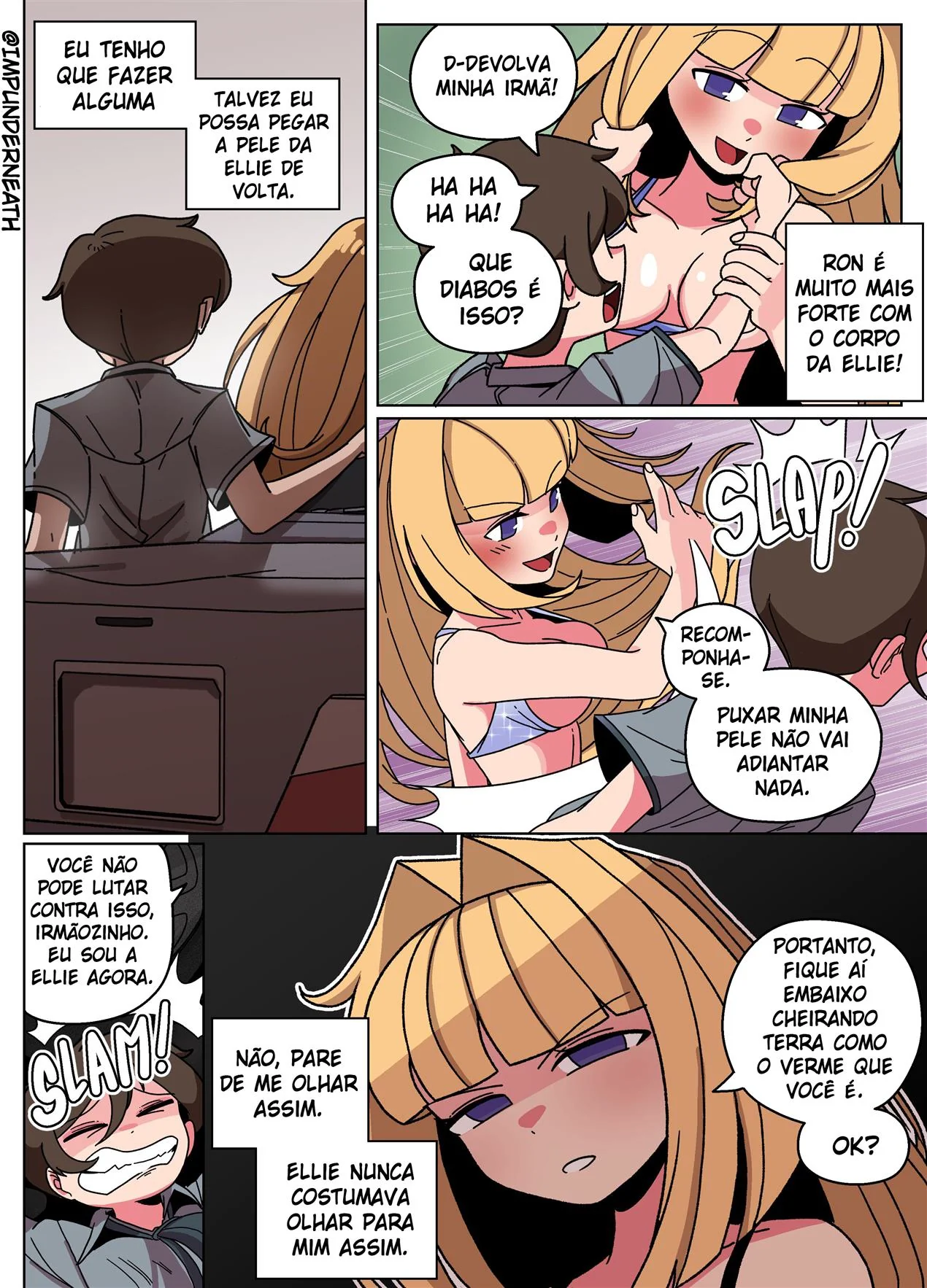 Bullying e Tesão na Escola – Ellie Skinsuit Vl.3 em HQ Brasileiro