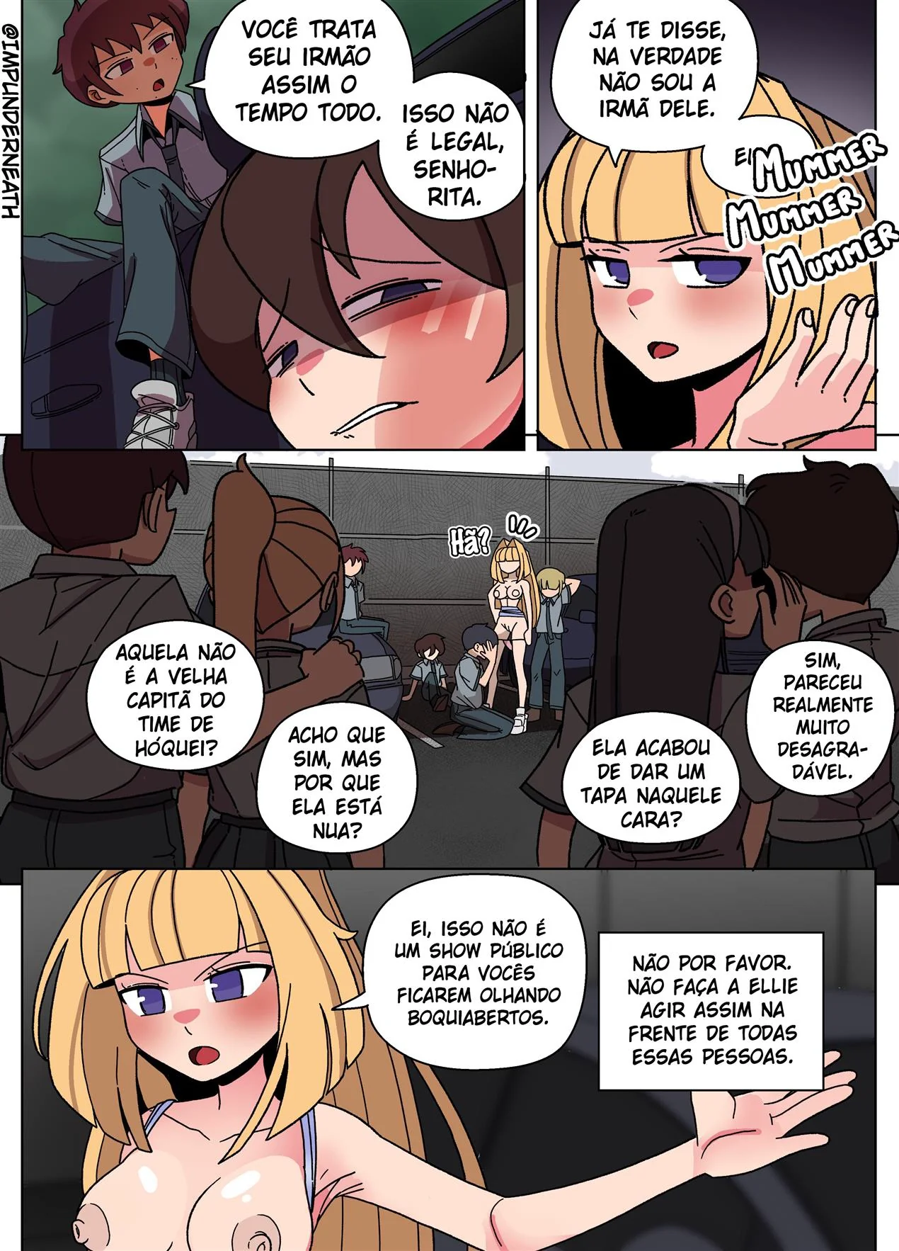 Bullying e Tesão na Escola – Ellie Skinsuit Vl.3 em HQ Brasileiro