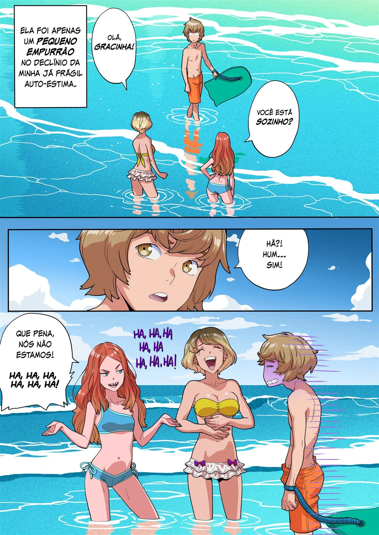 Mike e suas Aventuras para Perder o Cabaço – Em Hentai HQ Brasileiro