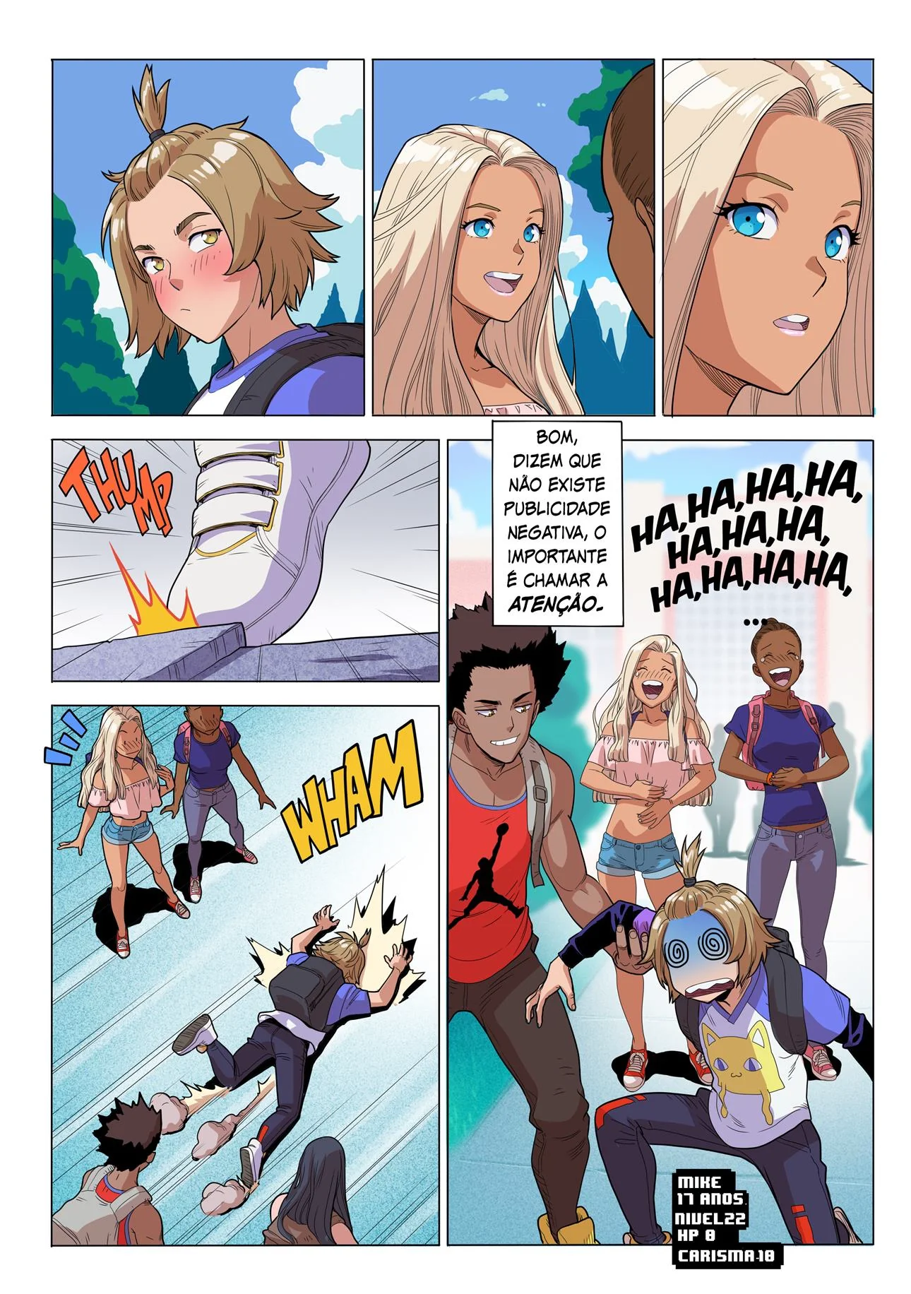 Mike e suas Aventuras para Perder o Cabaço – Em Hentai HQ Brasileiro
