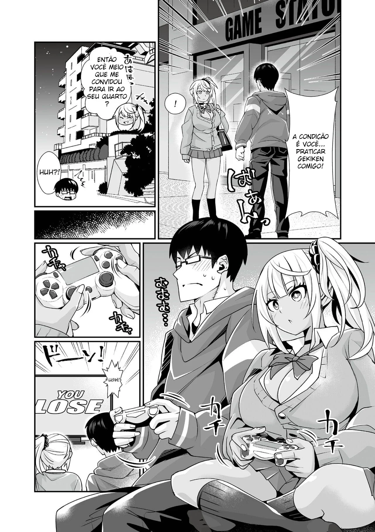 Piranha Gamer: A Buceta Negra Apaixonada por Pica e Games em Hentai Cartoon