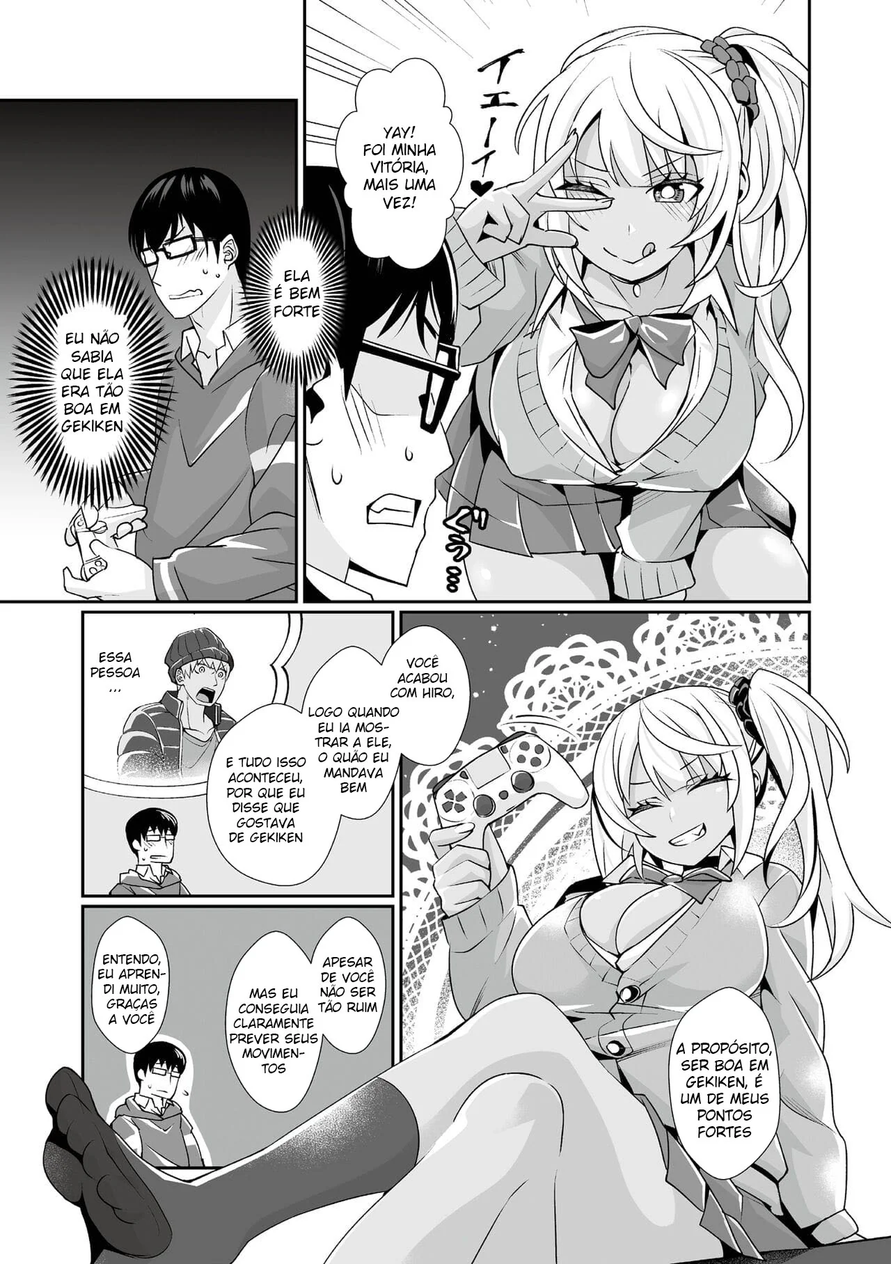 Piranha Gamer: A Buceta Negra Apaixonada por Pica e Games em Hentai Cartoon