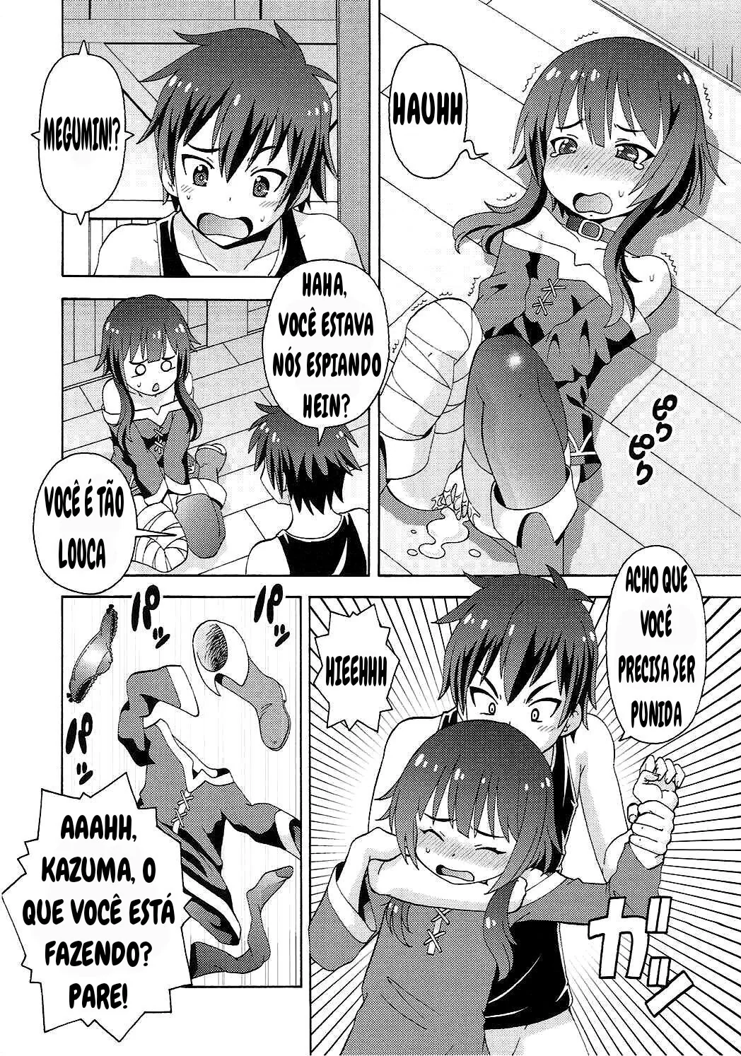 Piranha endividada pede piroca em troca de dinheiro em Anime HQ