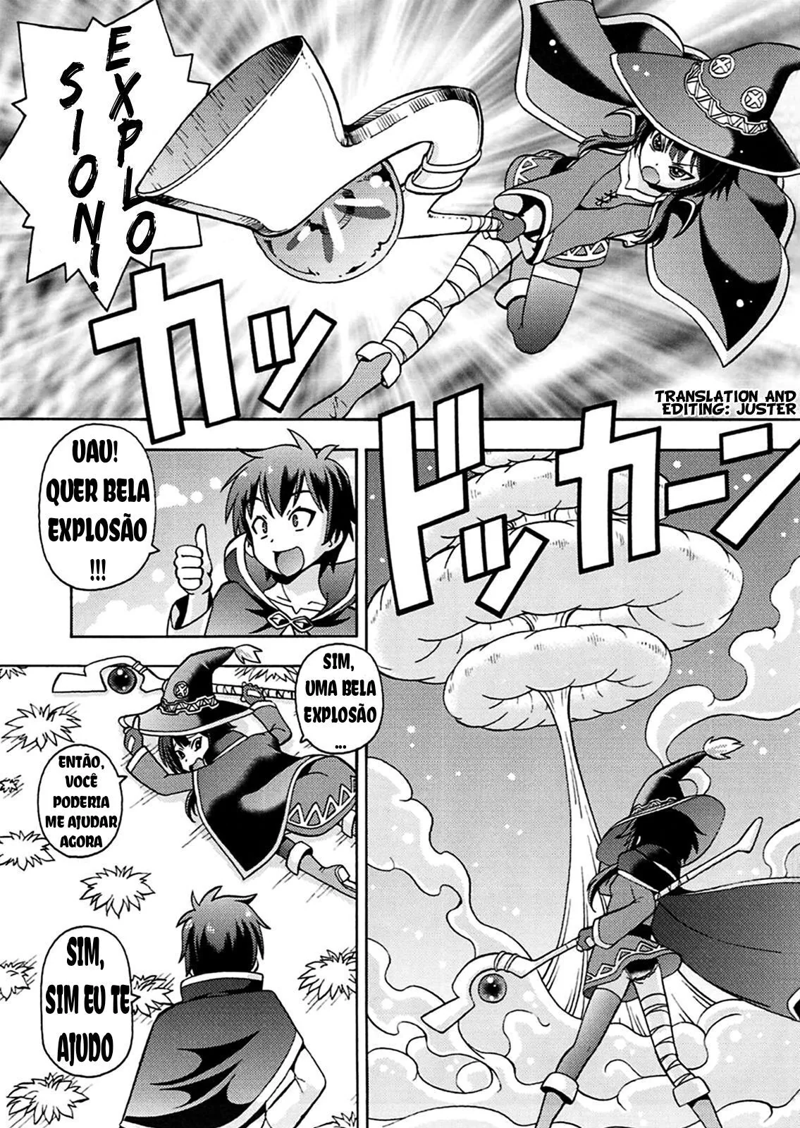 Aventuras de Kazuma: Fodendo a Megumin no Ero Subarashii Sekai ni Nakadashi o! VL.3