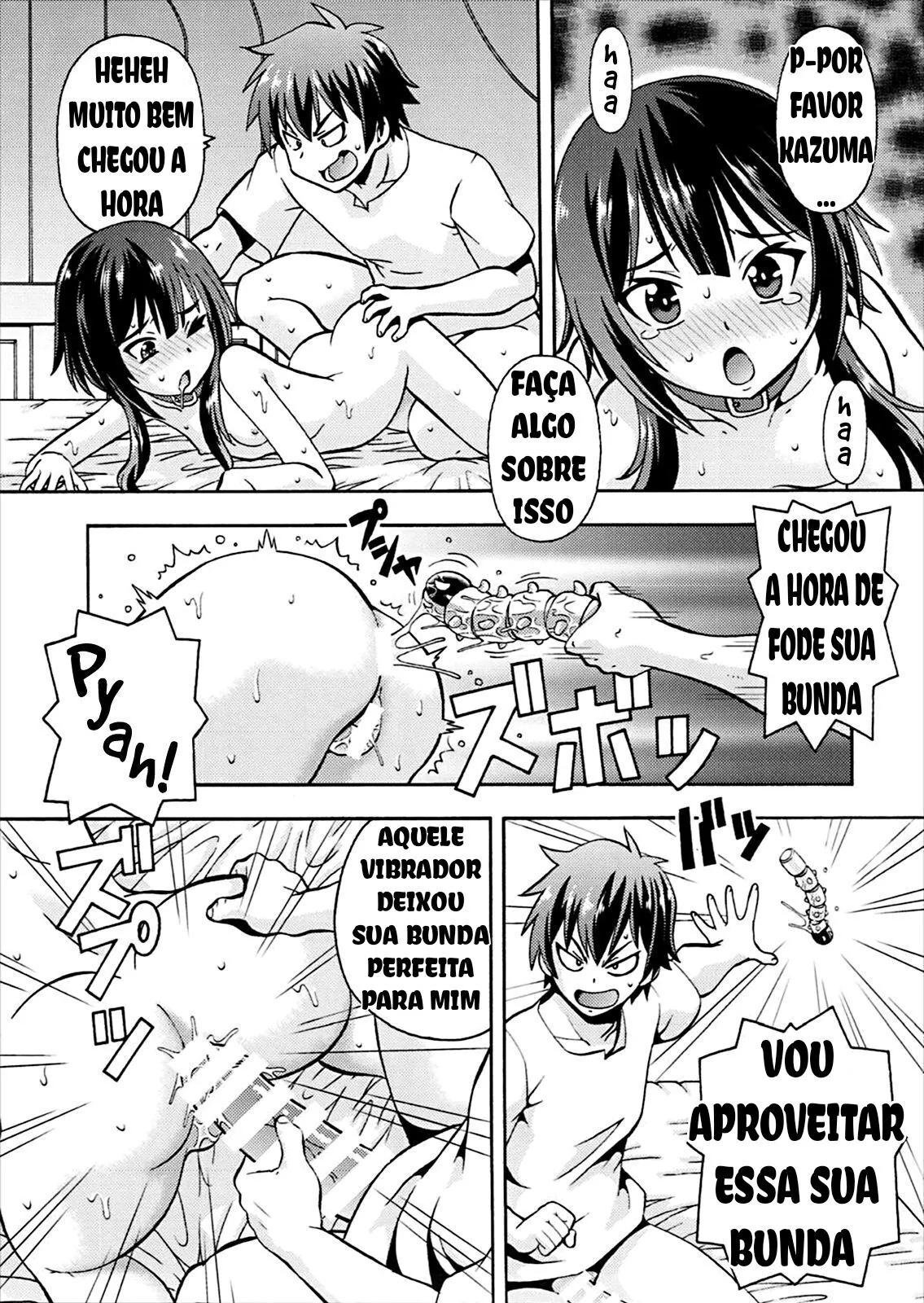 Aventuras de Kazuma: Fodendo a Megumin no Ero Subarashii Sekai ni Nakadashi o! VL.3