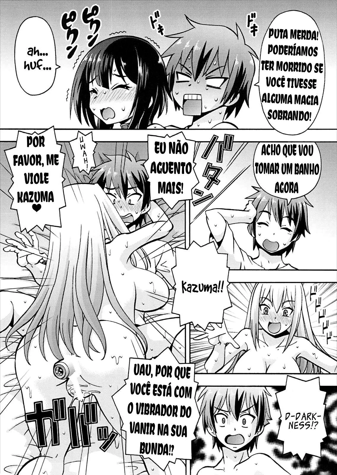 Aventuras de Kazuma: Fodendo a Megumin no Ero Subarashii Sekai ni Nakadashi o! VL.3