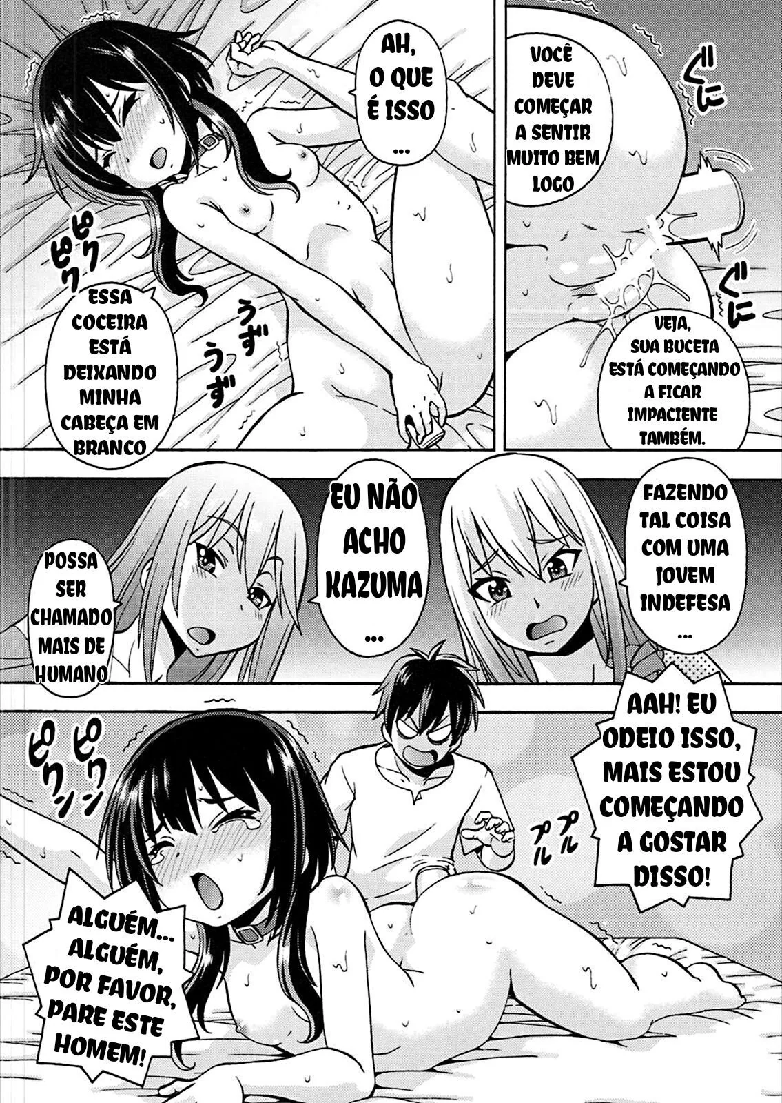 Aventuras de Kazuma: Fodendo a Megumin no Ero Subarashii Sekai ni Nakadashi o! VL.3