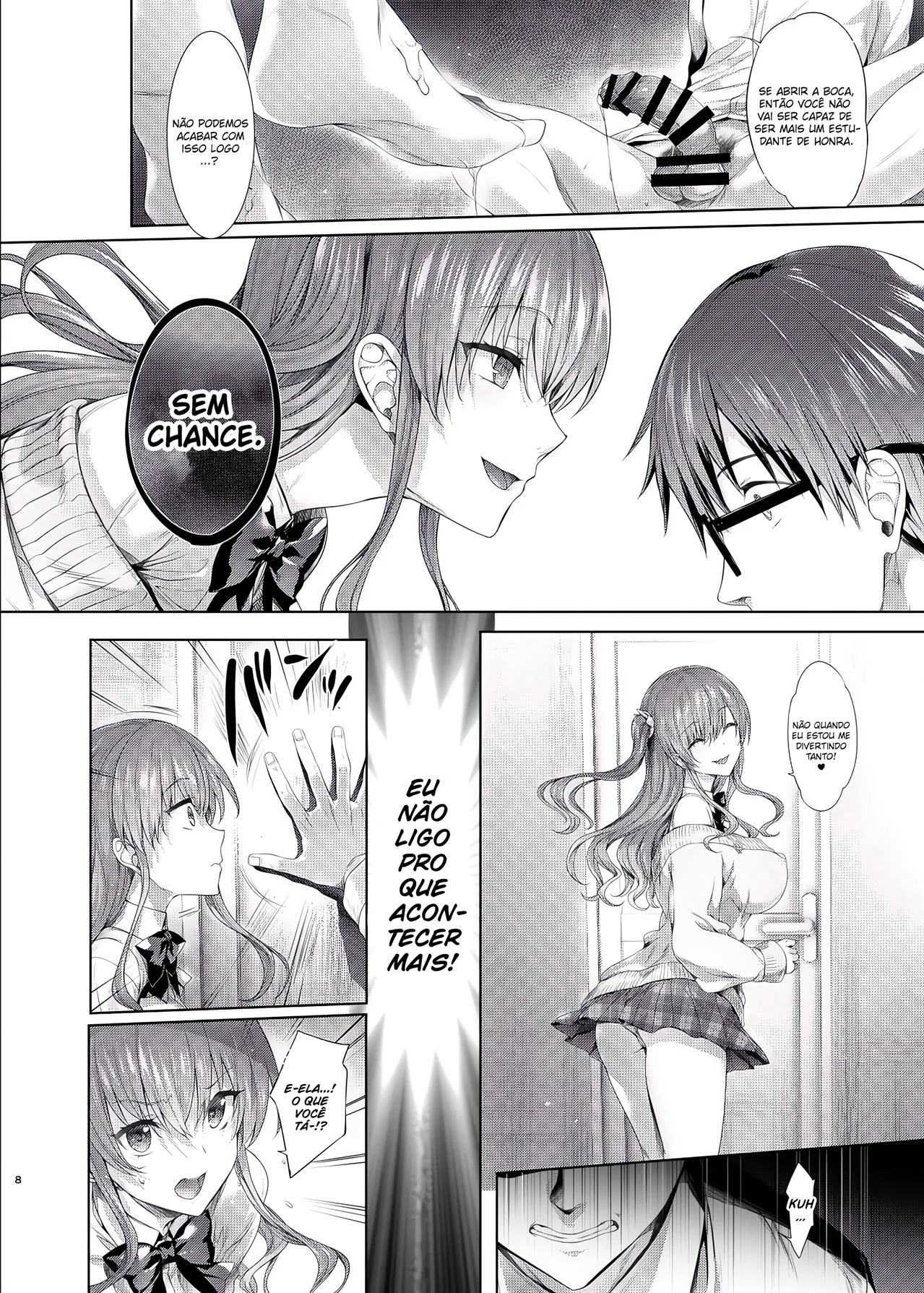 Chantageado pela Colega Piranha – Hentai HQ Brasileiro