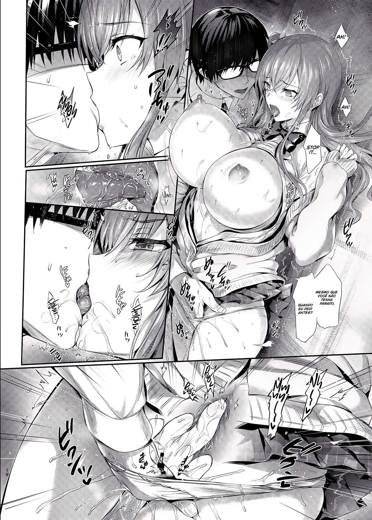 Chantageado pela Colega Piranha – Hentai HQ Brasileiro