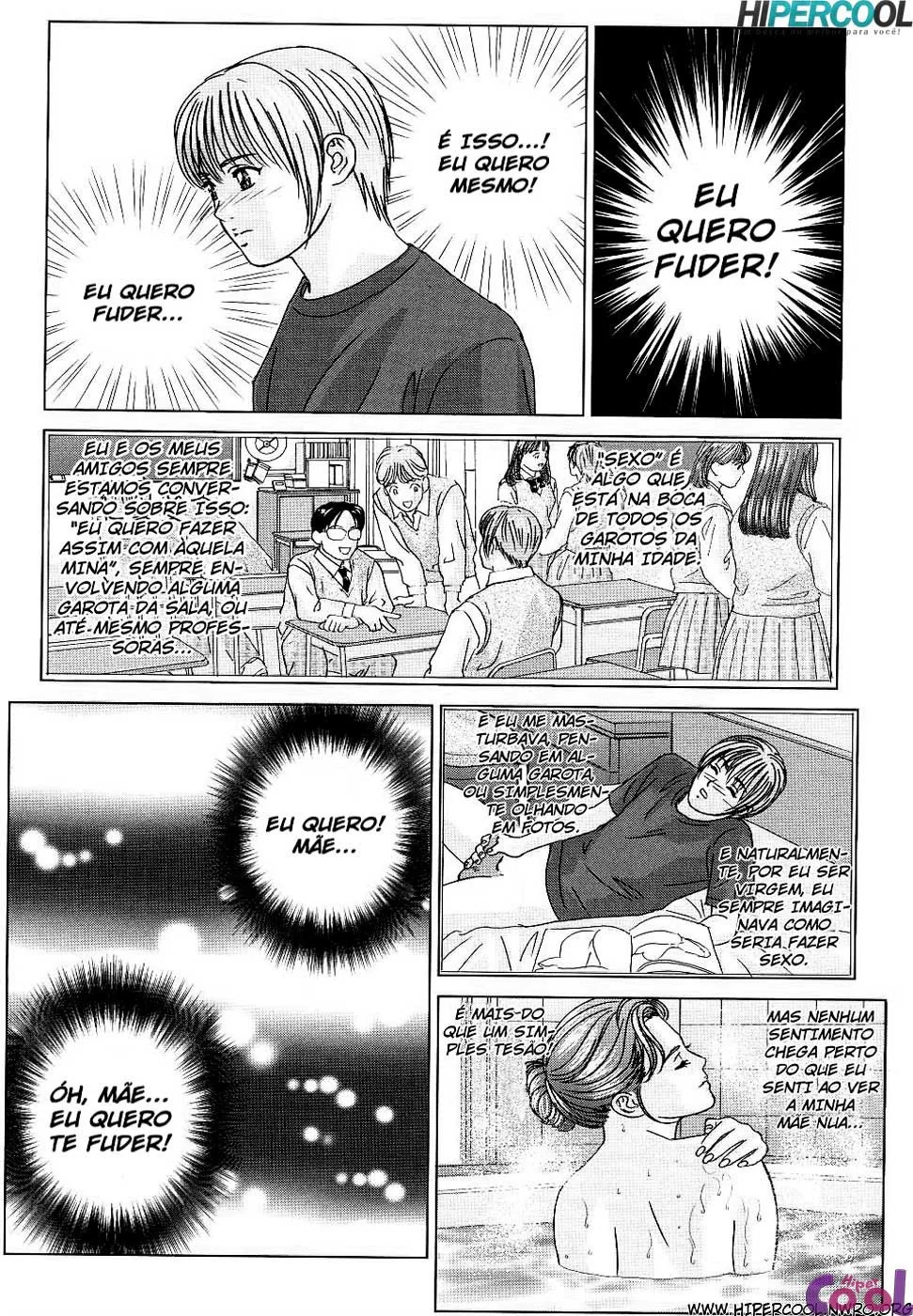Mãe peituda: os desejos proibidos de Shun em Hentai HQ Brasileiro