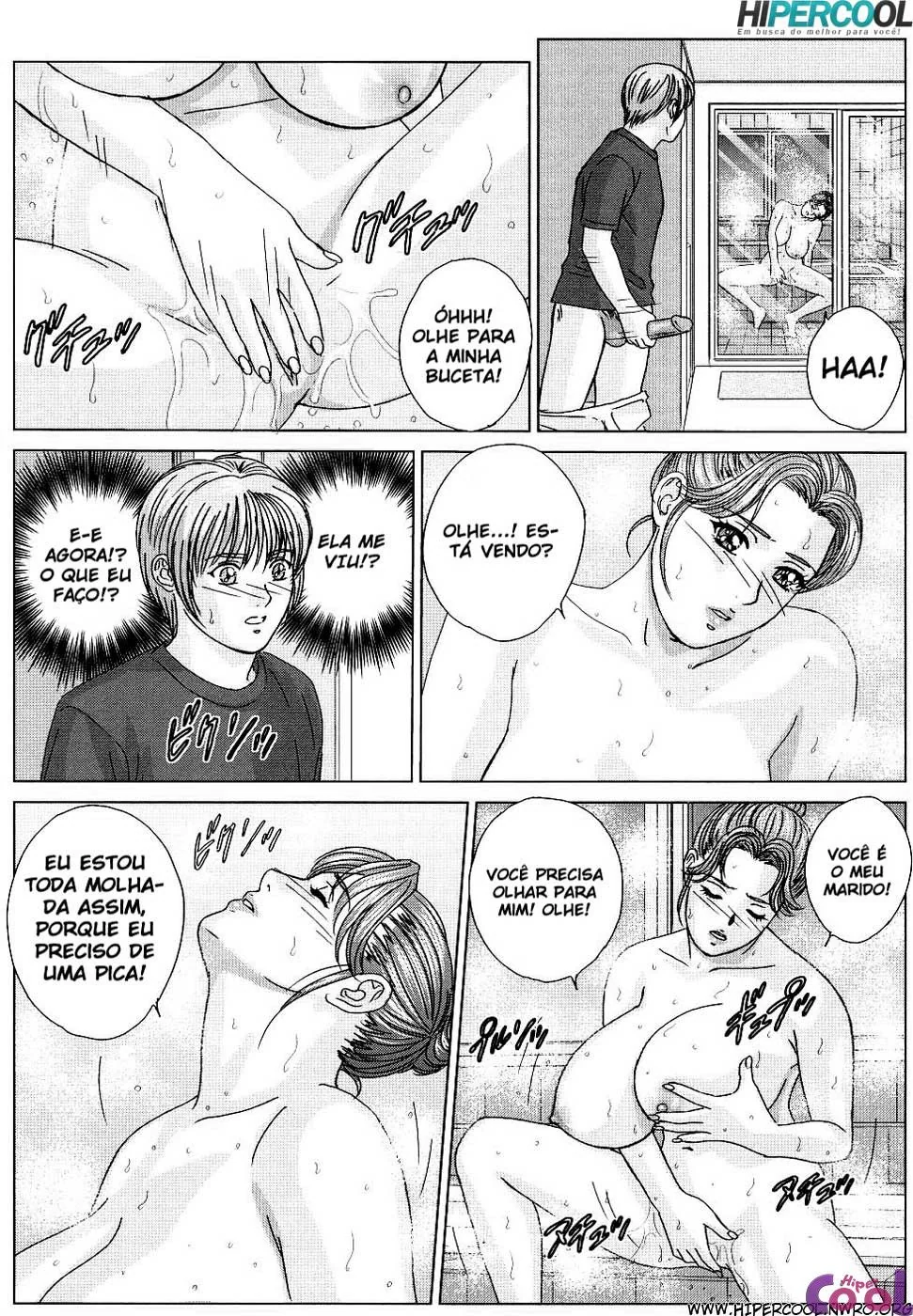 Mãe peituda: os desejos proibidos de Shun em Hentai HQ Brasileiro