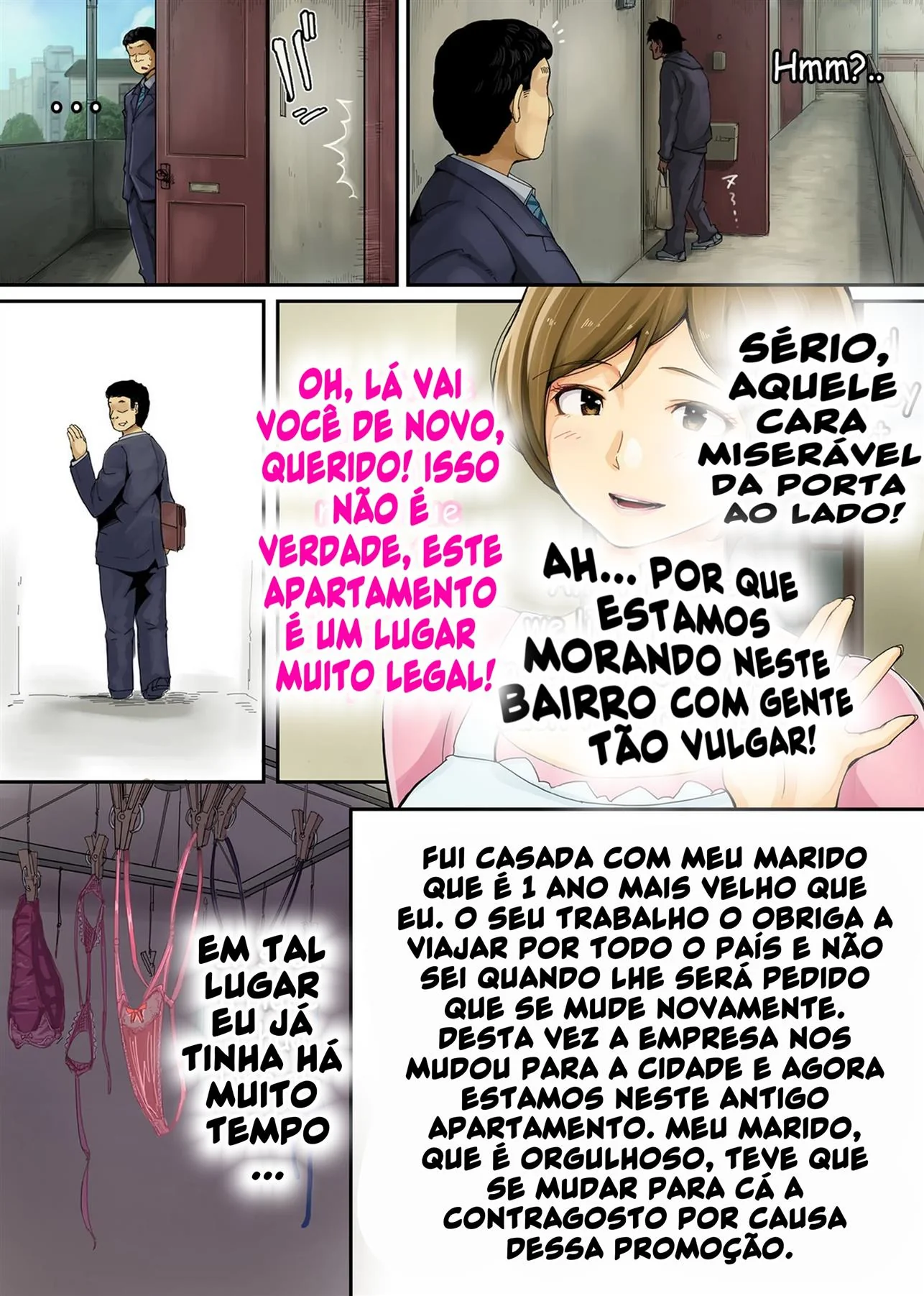 A Dona de Casa Piranha em Manga Hentai