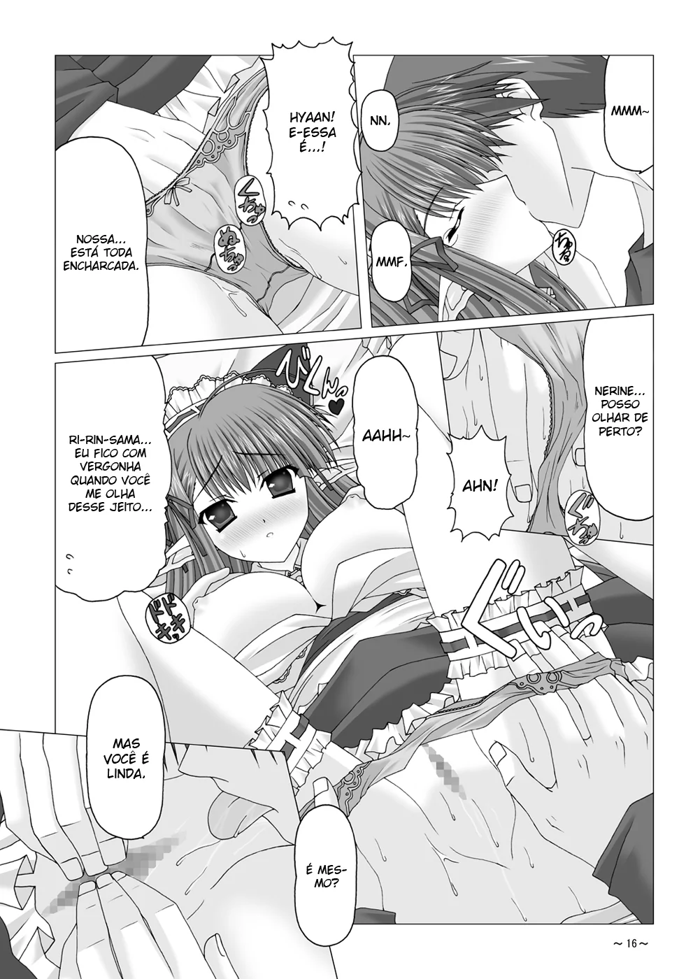 Piranha Nerine Seduz Rin com Sua Buceta Molhada em Euphoria Hentai HQ Brasileiro
