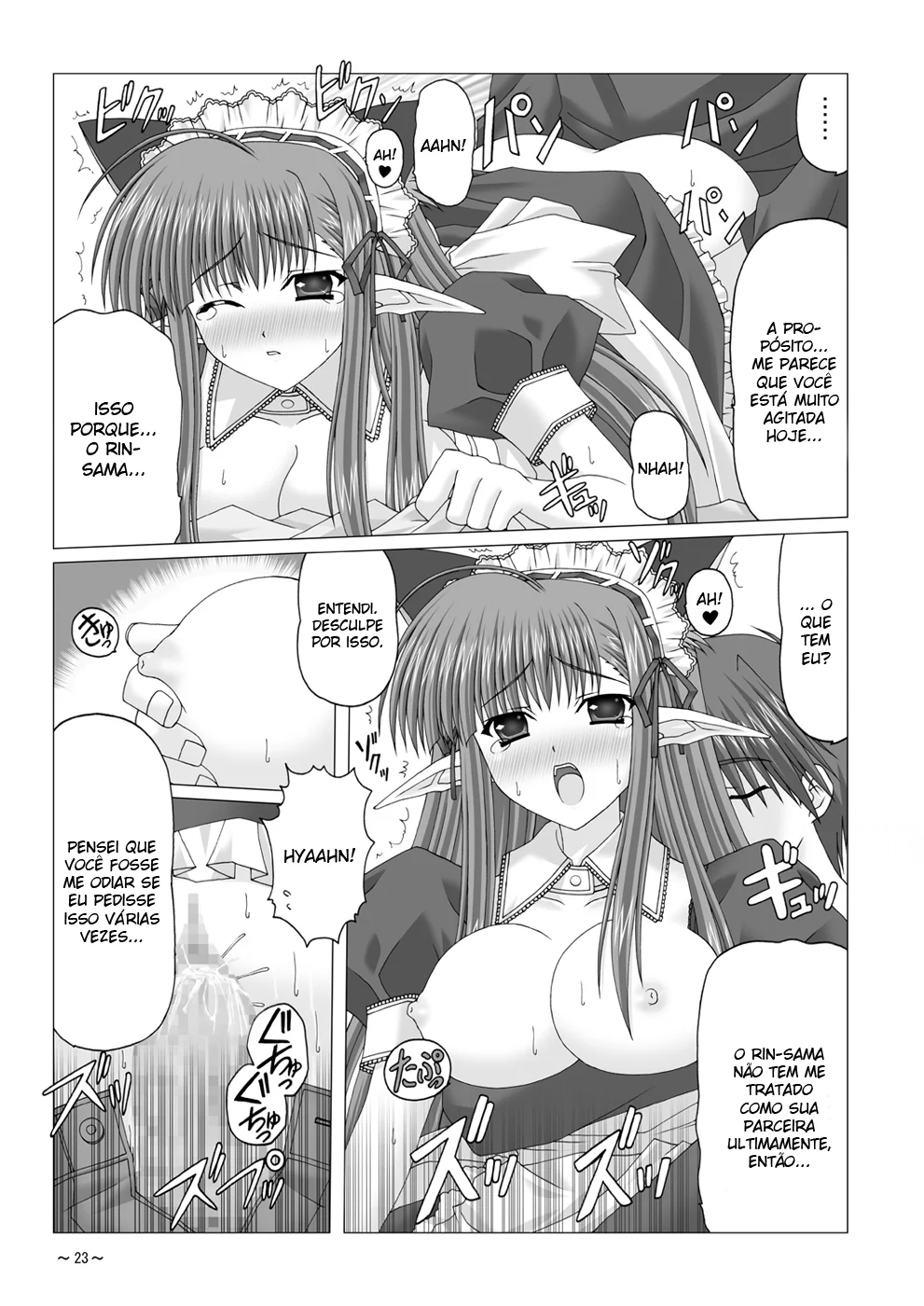 Piranha Nerine Seduz Rin com Sua Buceta Molhada em Euphoria Hentai HQ Brasileiro
